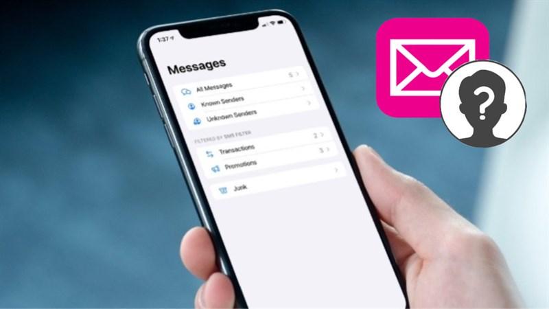 Cách ẩn tin nhắn được gửi từ người dùng không xác định trên iPhone
