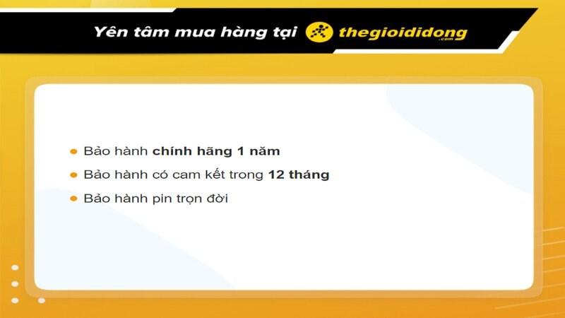 Chính sách bảo hành hấp dẫn