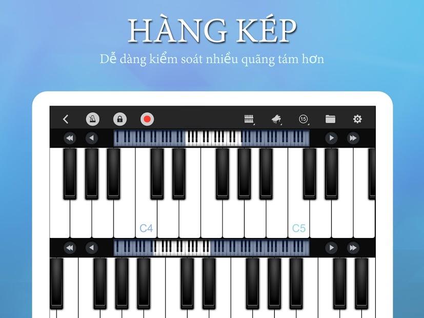 Giao diện ứng dụng Perfect Piano