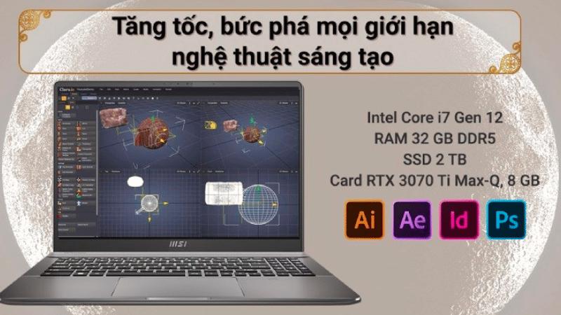 Hiệu năng khủng với con chip Intel