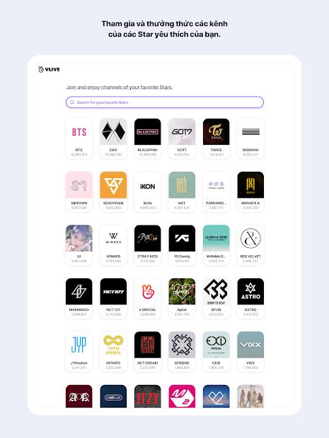 Screenshots V LIVE - Ứng dụng xem video, livestreams cùng thần tượng trên V LIVE