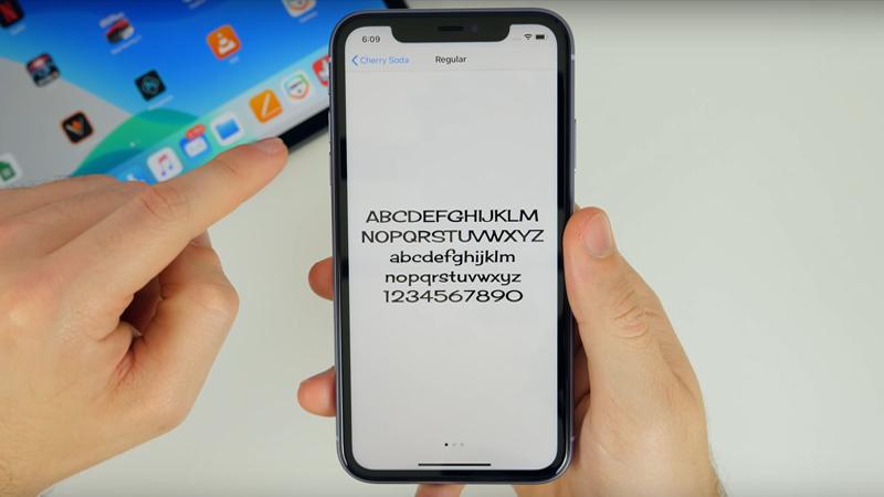 Tải font chữ iPhone