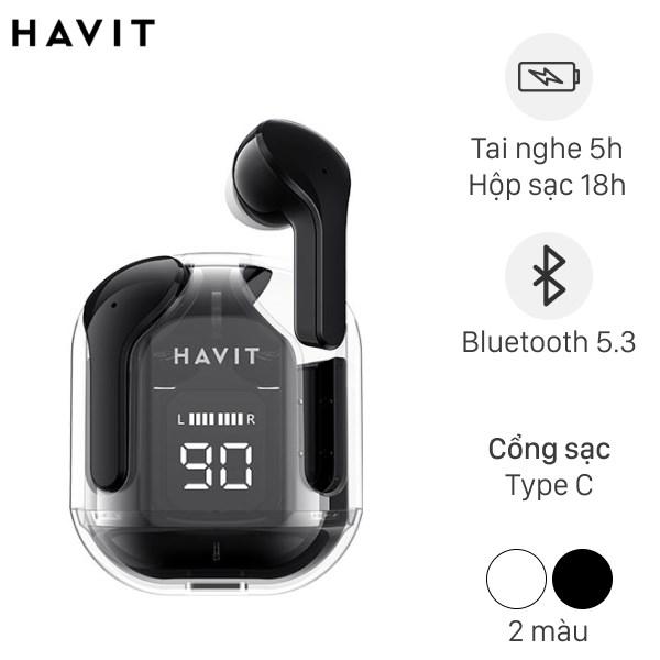 Tai nghe Bluetooth True Wireless Havit TW971