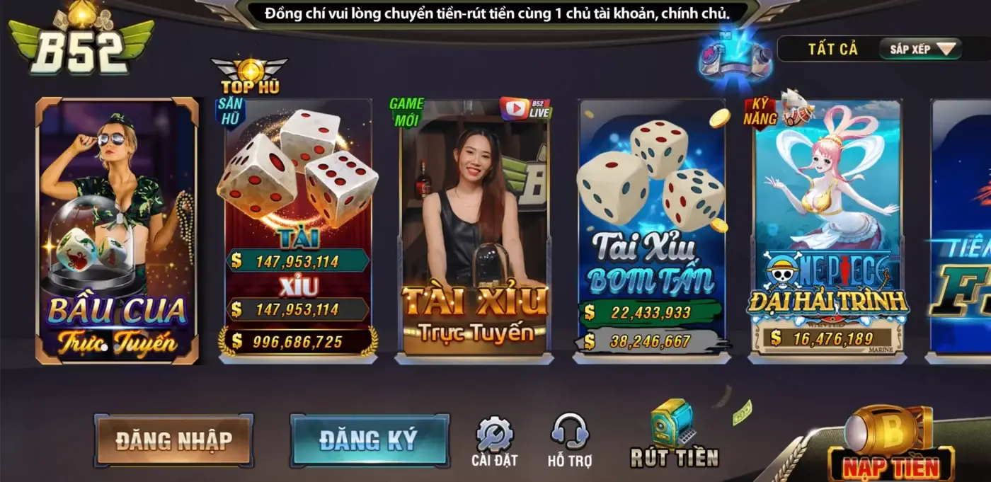 Tải app b52club thật dễ dàng và thuận tiện cho người chơi