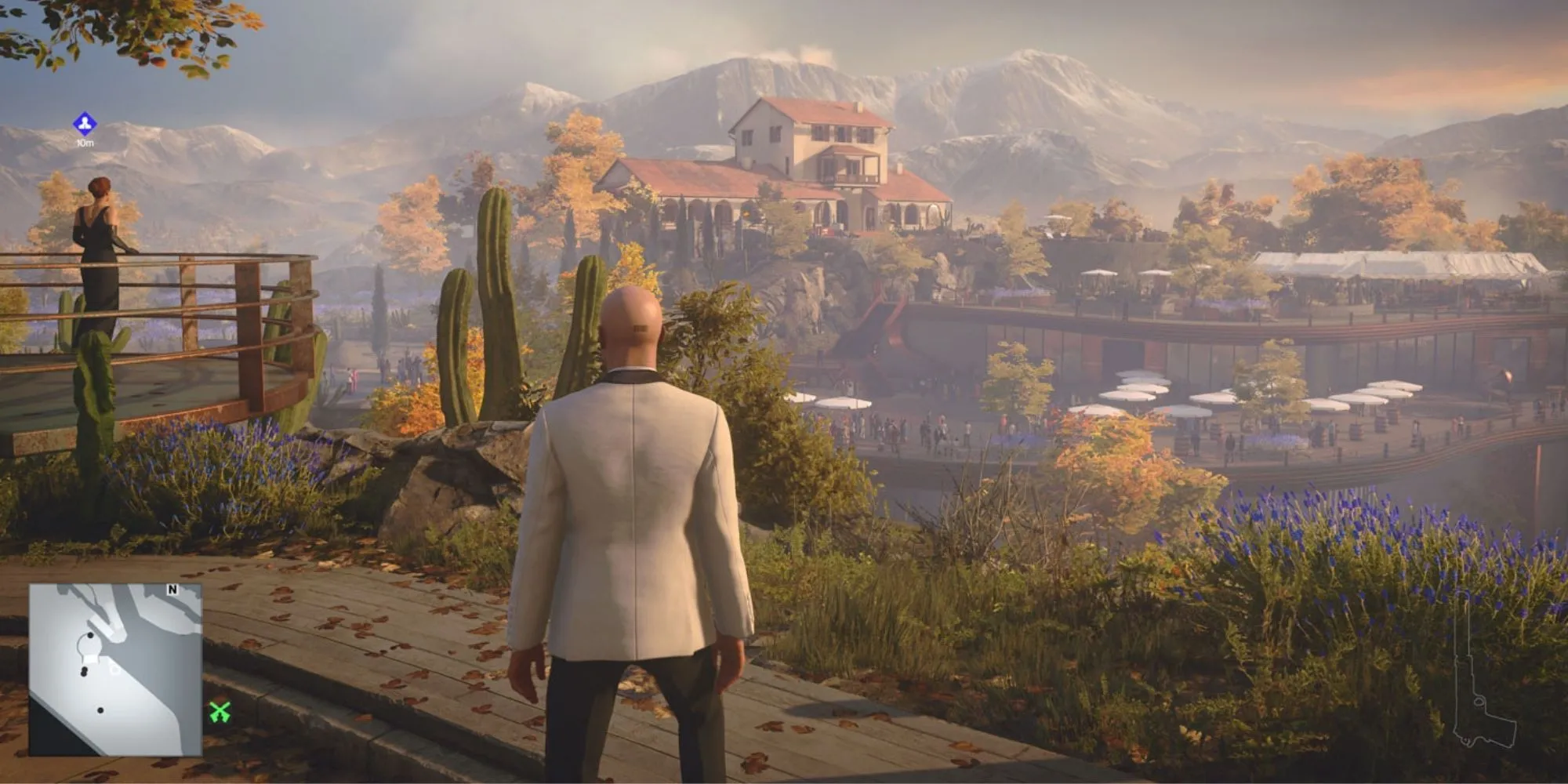 Agent 47 trong một màn chơi tại Nam Mỹ của Hitman