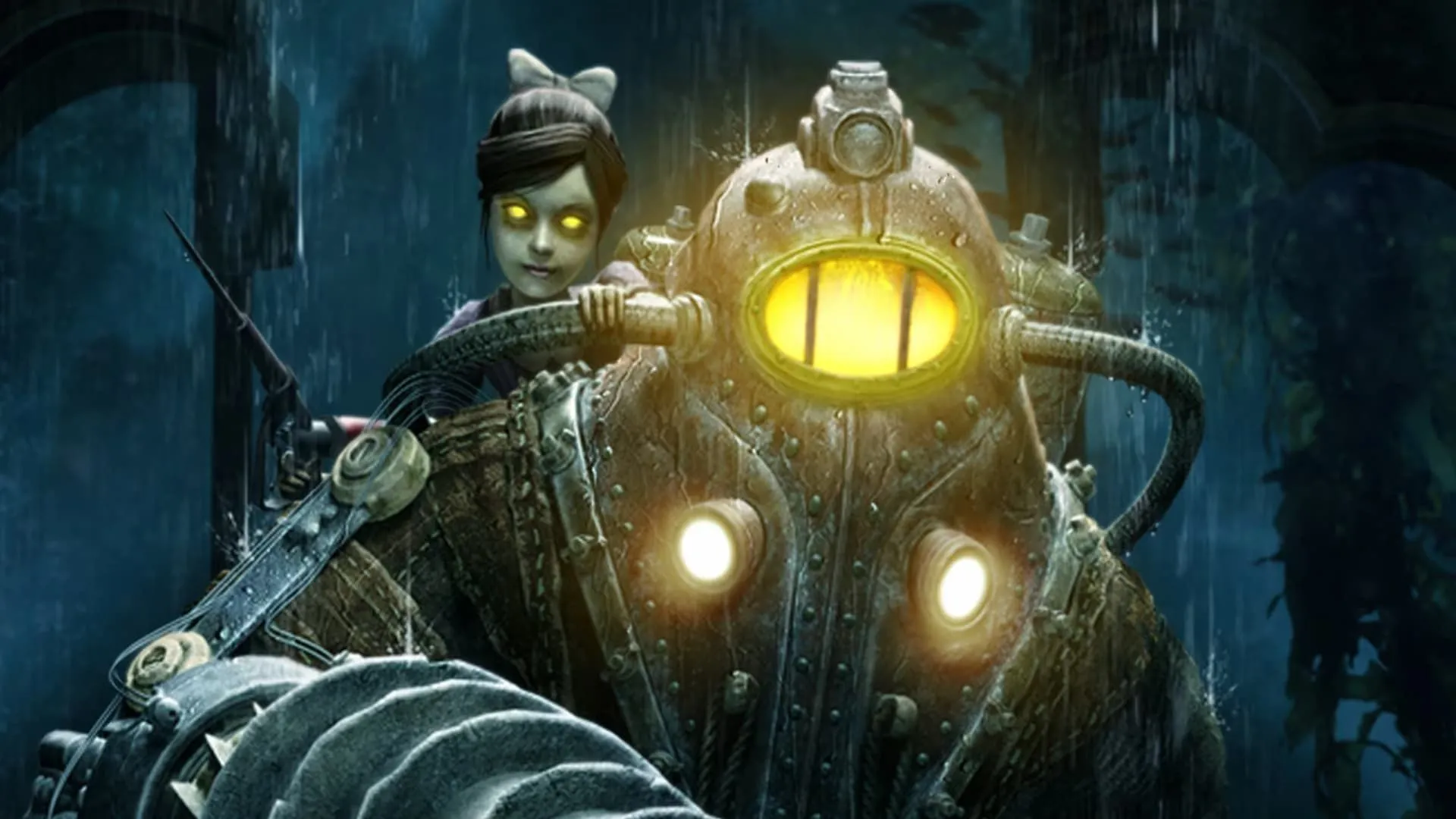 Ảnh bìa chính thức của game BioShock 2