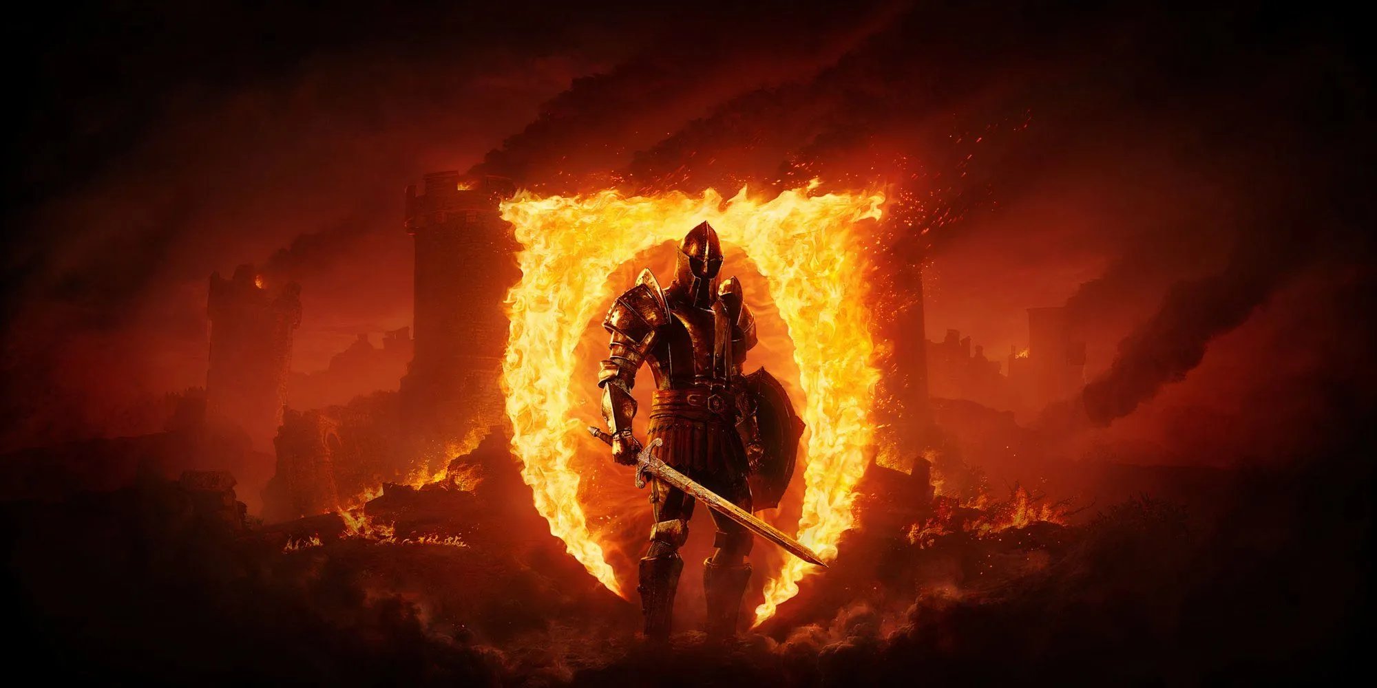 Ảnh bìa chính thức The Elder Scrolls IV: Oblivion Remastered với hình ảnh chiến binh hùng dũng