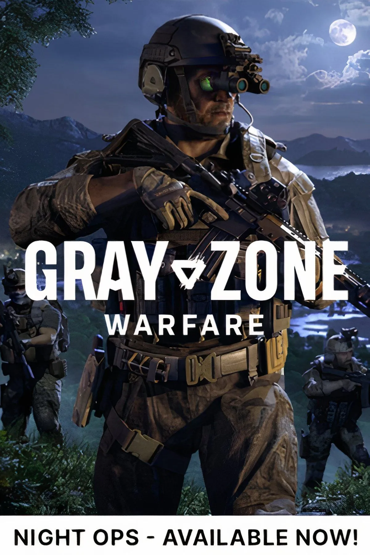Ảnh minh họa game Gray Zone Warfare với các trang bị quân sự và bối cảnh thế giới mở