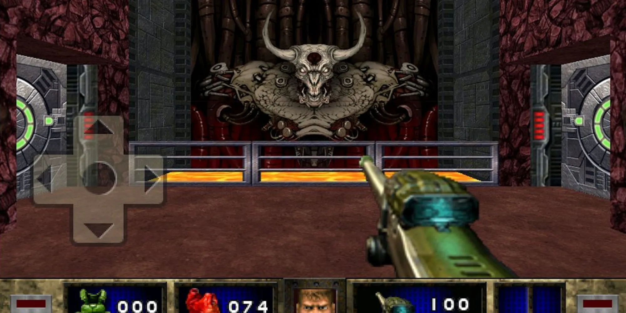 Ảnh minh họa lối chơi RPG theo lượt trong Doom II RPG với đồ họa cải tiến