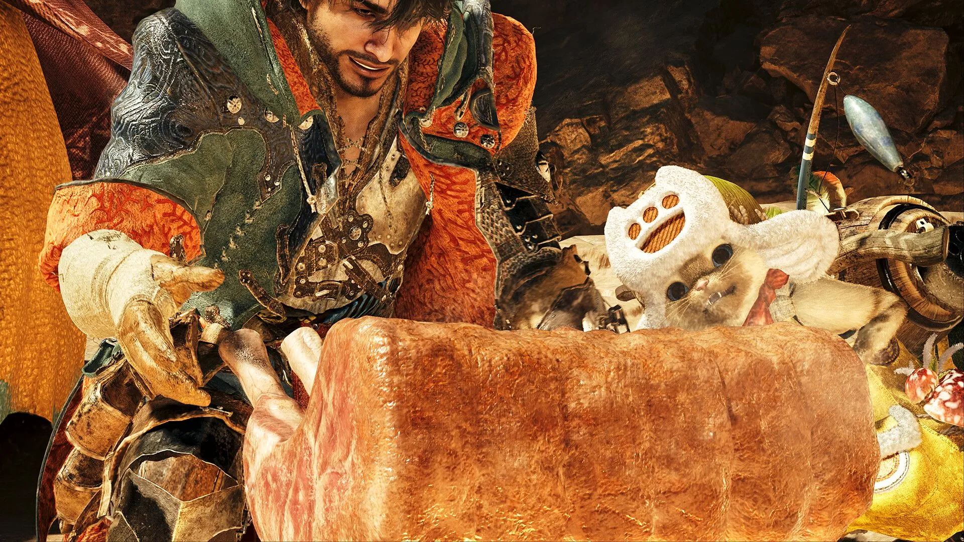 Ảnh quảng bá Monster Hunter Wilds số 10: Khung cảnh hùng vĩ của môi trường trong game Monster Hunter Wilds