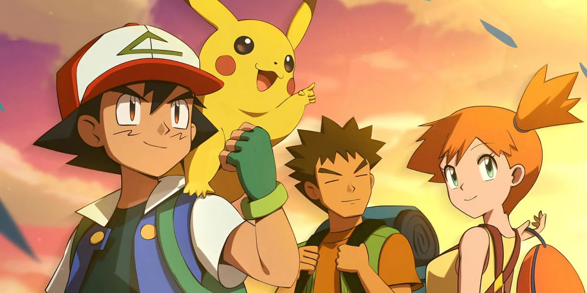 Ash, Brock, Pikachu và Misty - những huấn luyện viên Pokémon kỳ cựu