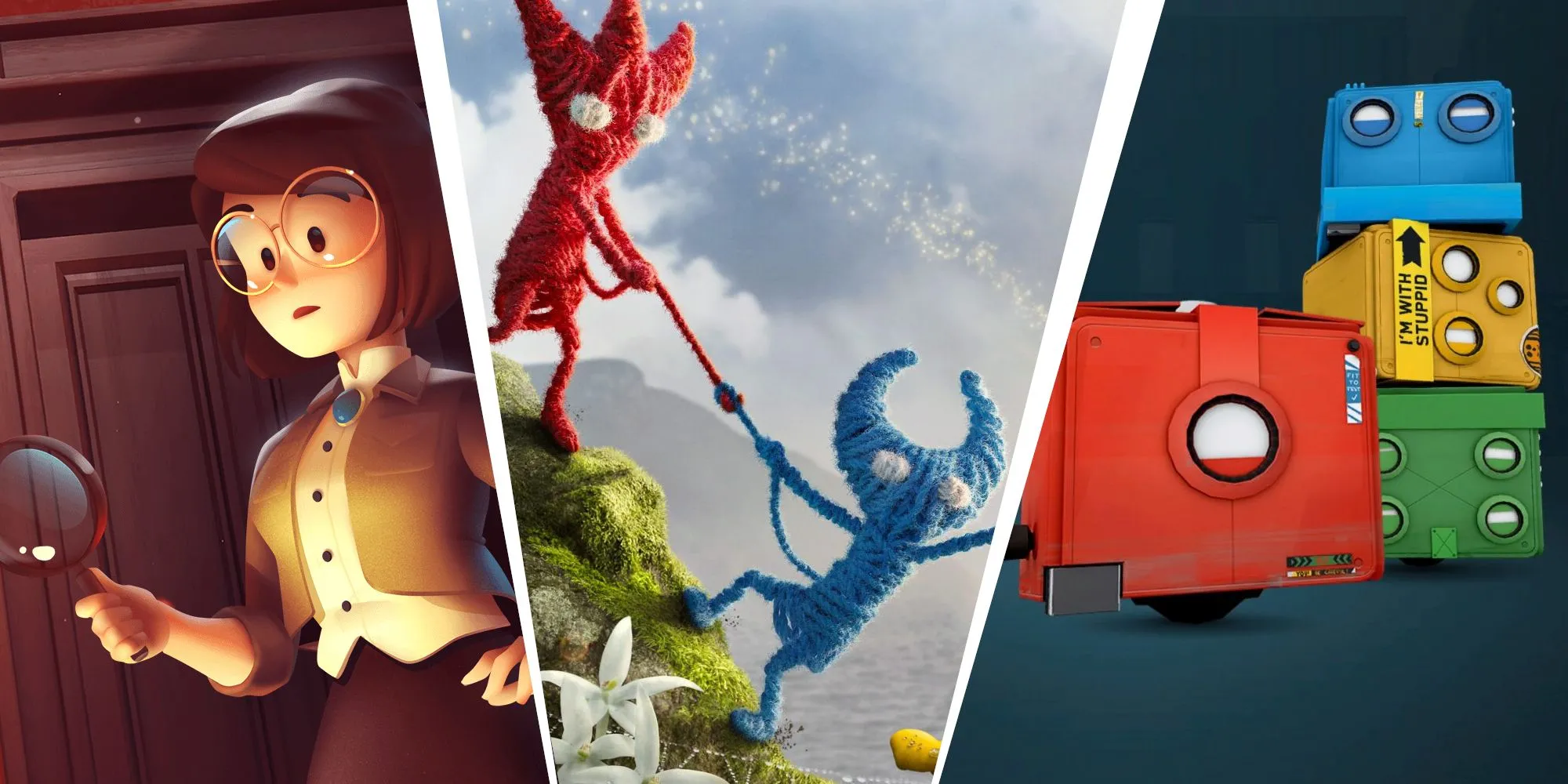 Ba tựa game co-op giải đố nổi bật: Escape Simulator, Unravel 2, và Death Squared