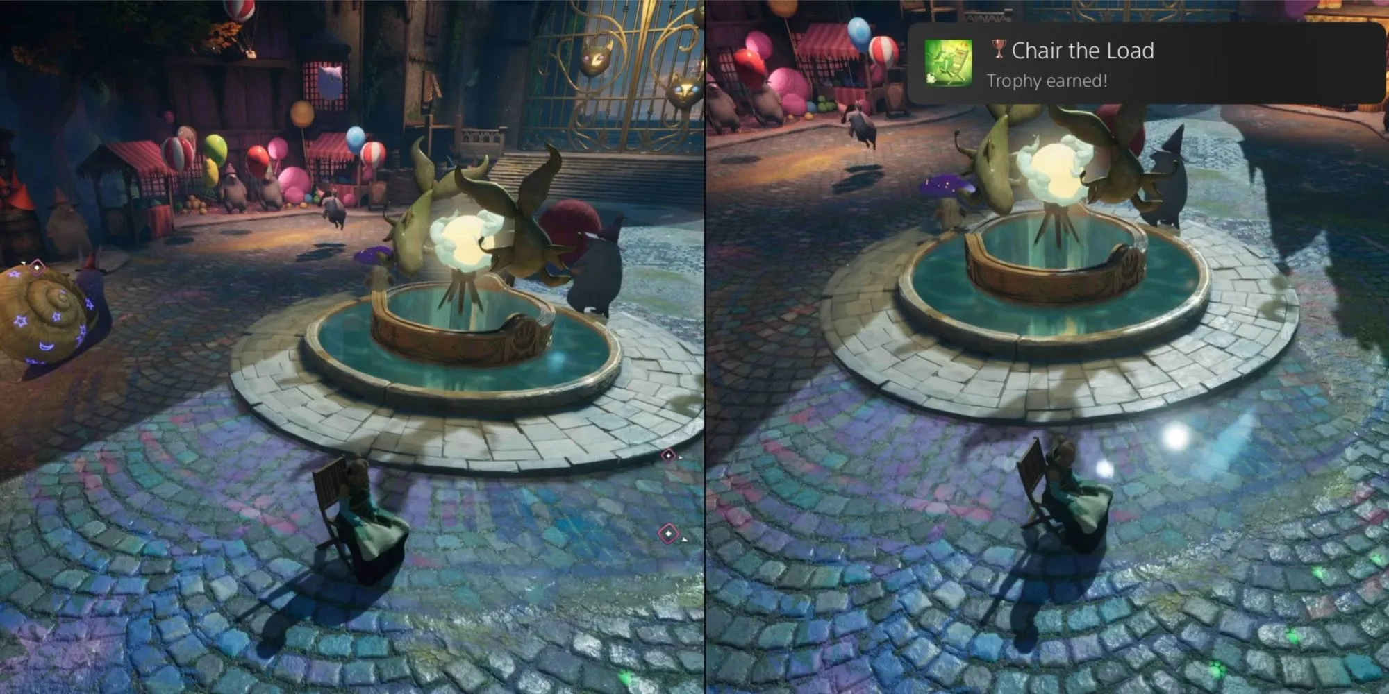 Biến bạn chơi thành ghế để lấy trophy Chair The Load Split Fiction