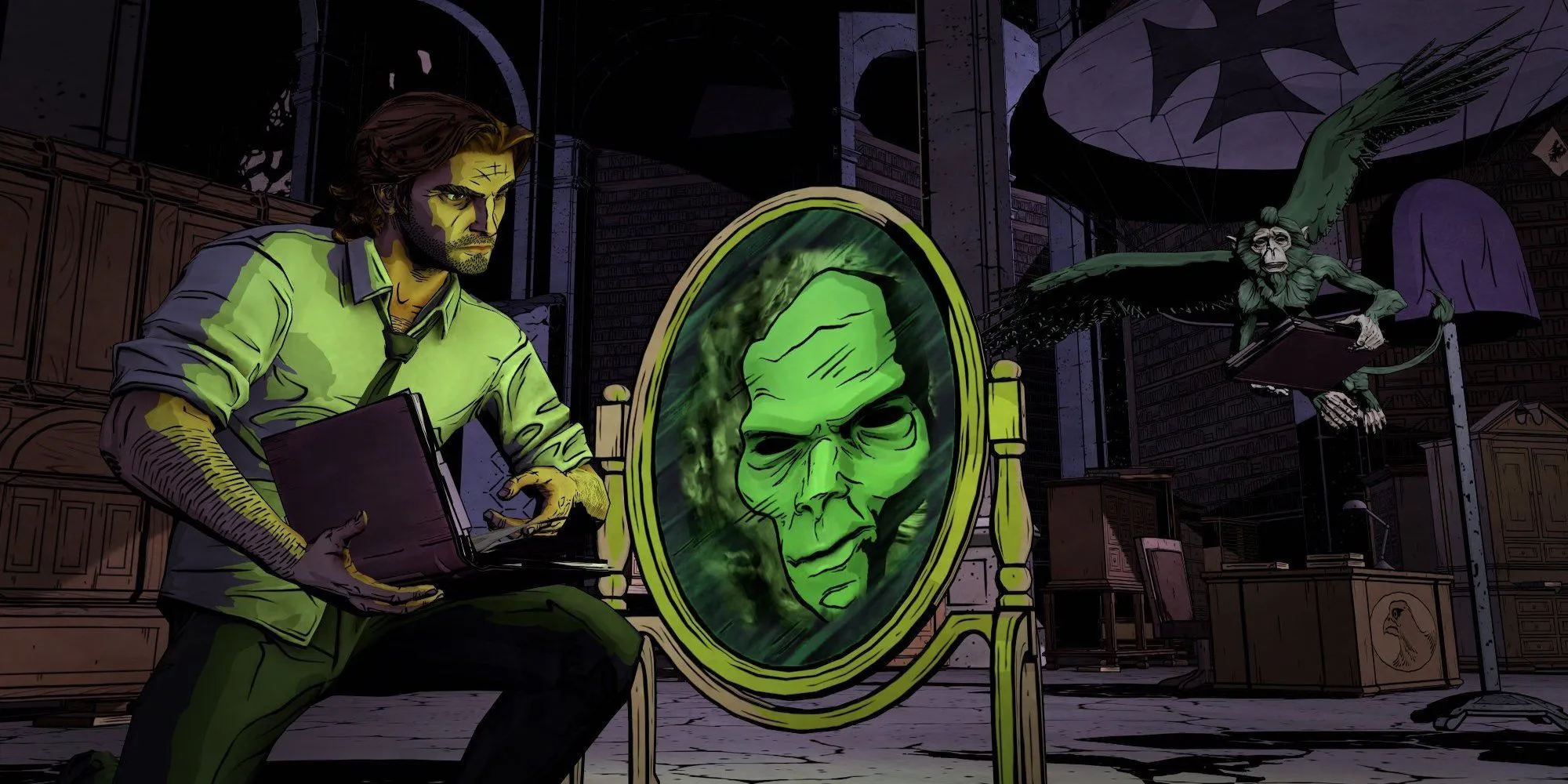 Bigby Wolf và chiếc gương ma thuật trong The Wolf Among Us