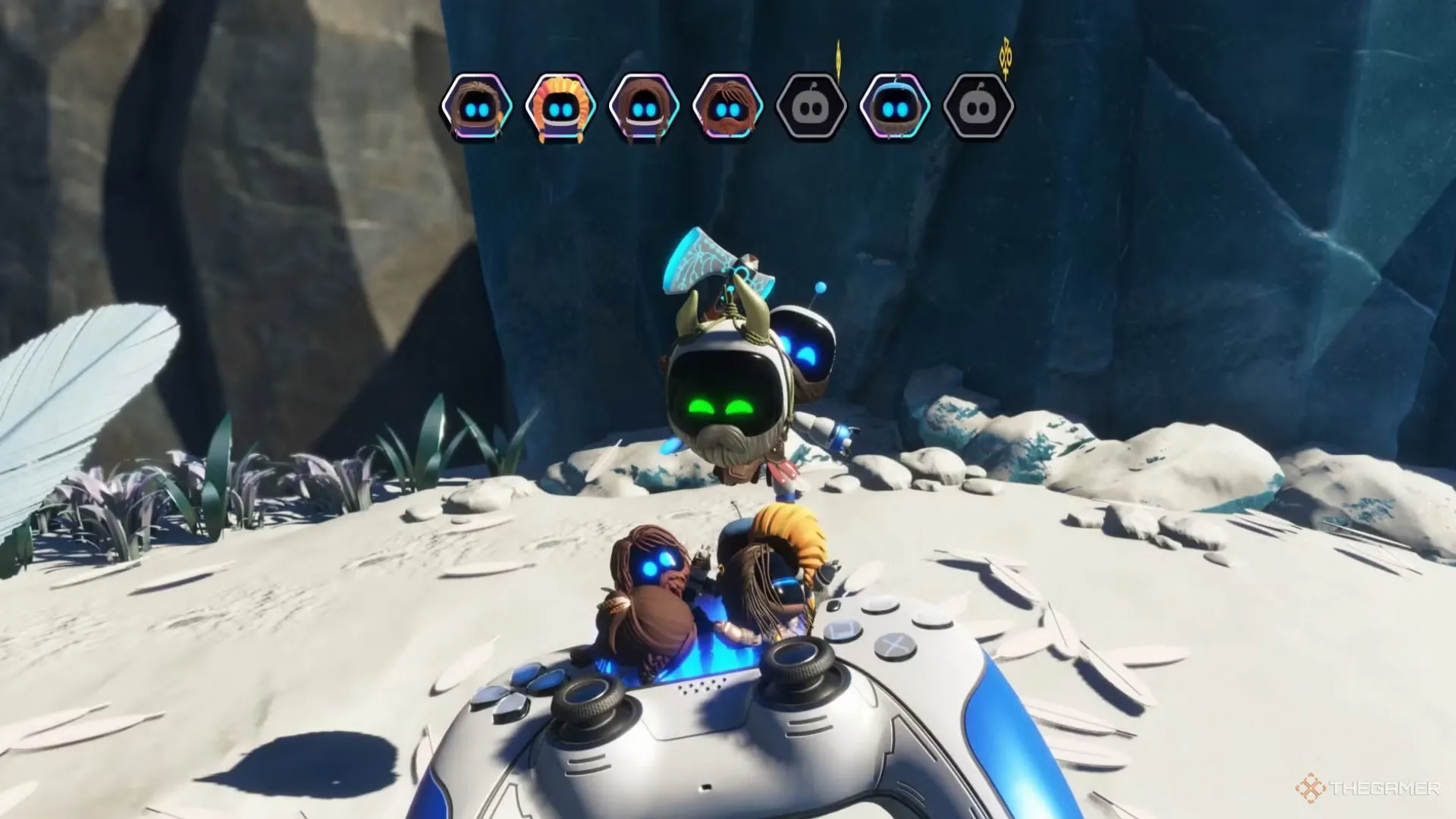 Bot of War trong Astro Bot tái hiện Kratos phiên bản robot đầy thú vị