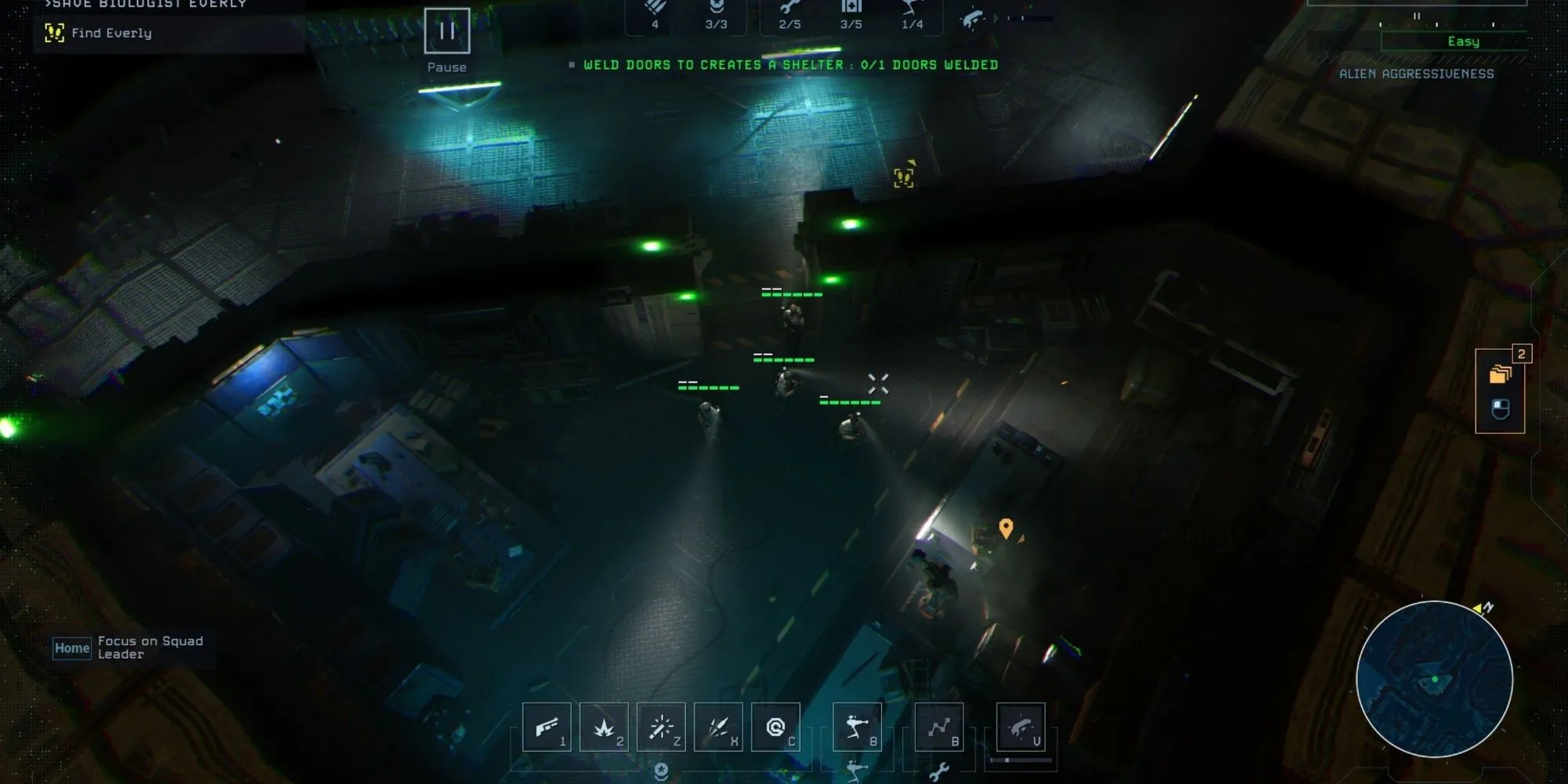 Các lính thủy Colonial Marines chiến đấu với Xenomorph trong Aliens: Colonial Marines