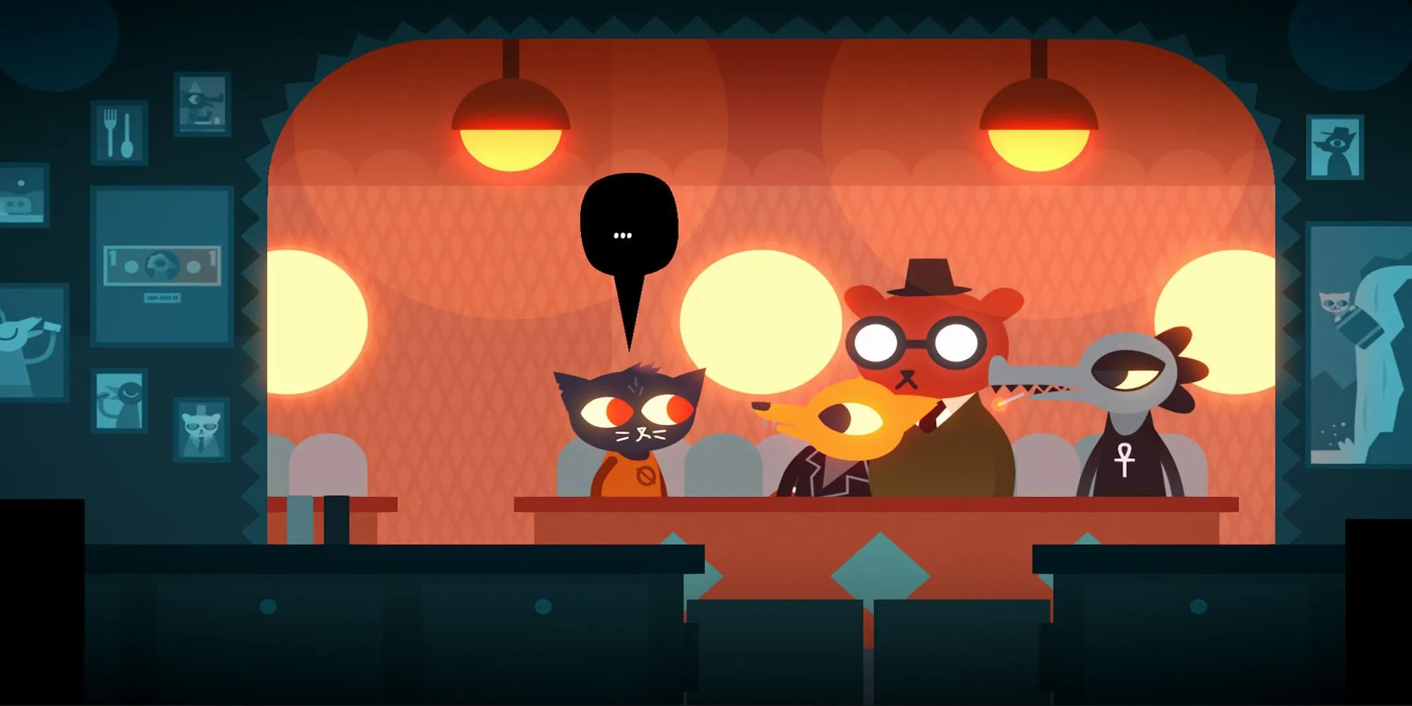 Các nhân vật chính từ Night in the Woods tụ tập cùng nhau