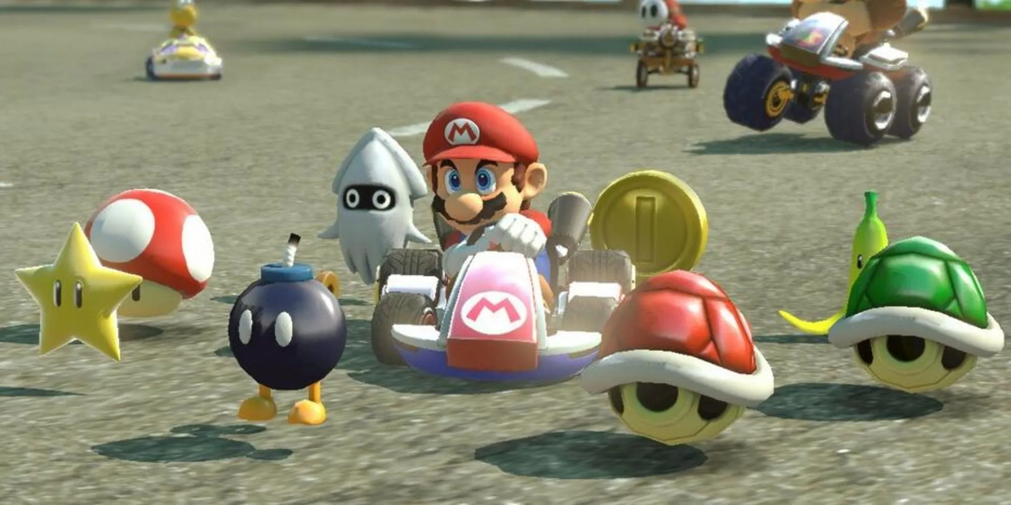 Các vật phẩm trong game đua xe Mario Kart 8 Deluxe trên Nintendo Switch