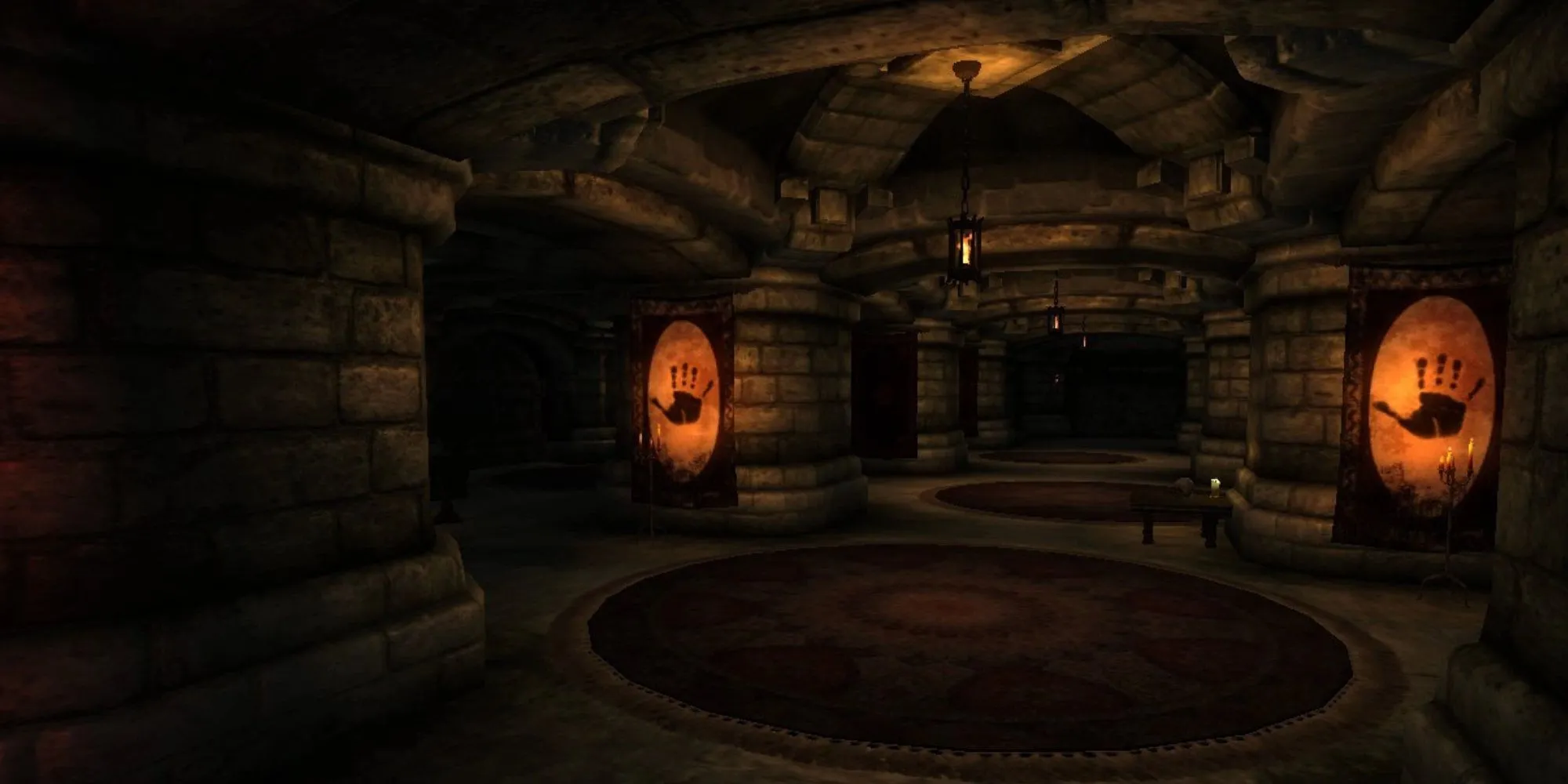 Căn cứ Cheydinhal sau Sự Thanh Trừng cho Dark Brotherhood ở Oblivion.