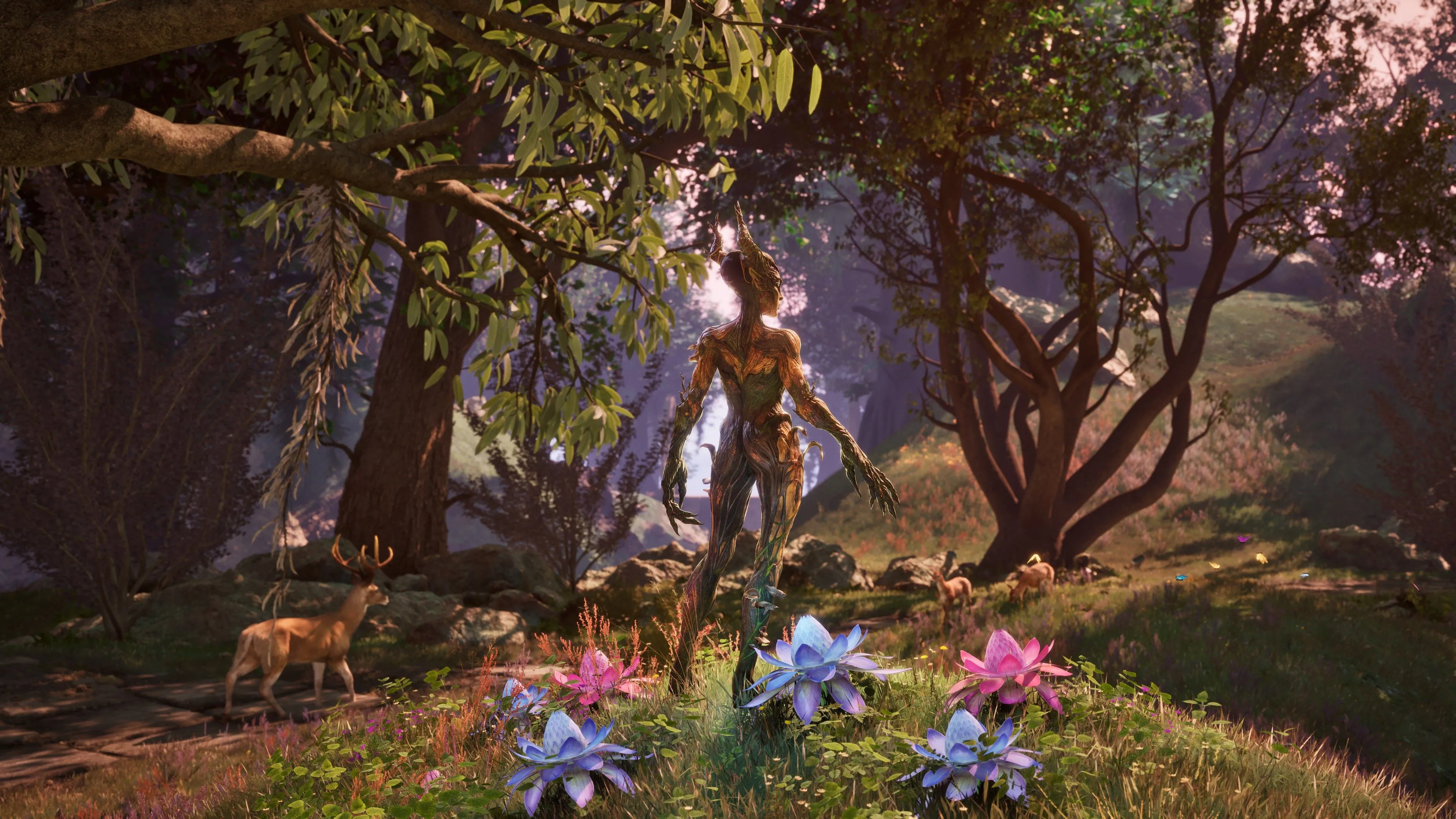 Cảnh quan tươi đẹp trong thế giới Cyrodiil của Oblivion Remastered, cho thấy cải tiến đồ họa