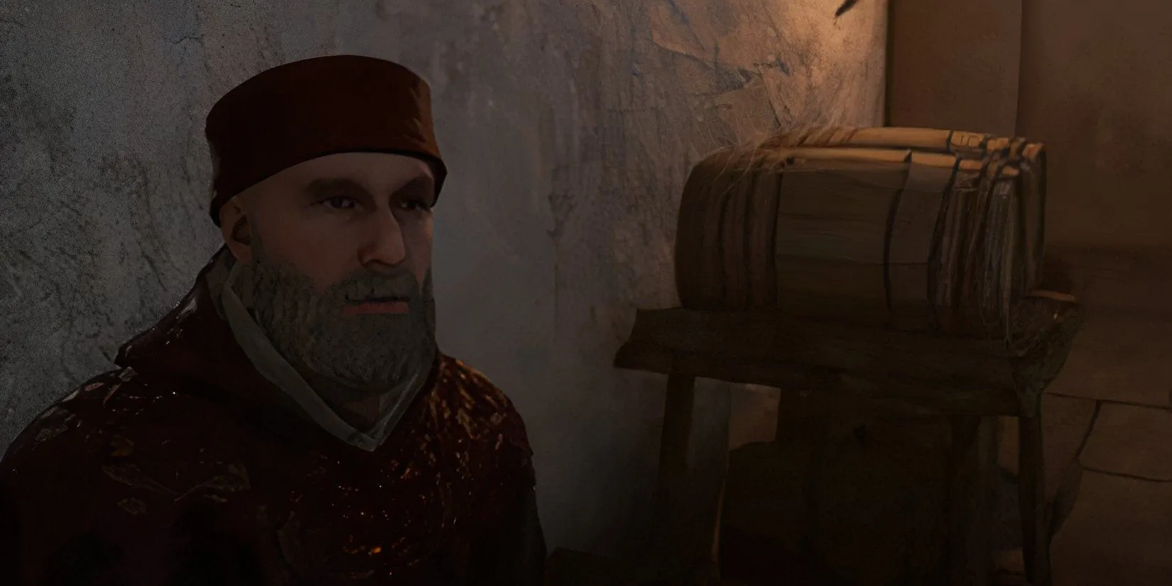 Chấp hành viên thưởng cho Henry vì đã tố giác tội phạm trong Kingdom Come Deliverance 2