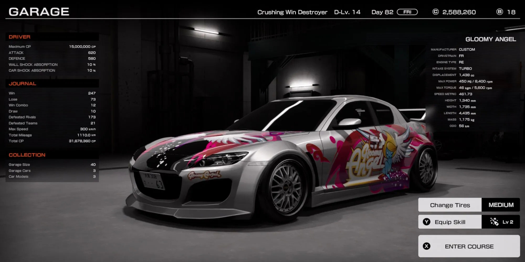 Top 8 game đua xe drift đỉnh cao mà bạn không nên bỏ lỡ 1 Chiếc xe Gloomy Angel trong game Tokyo Xtreme Racer với phong cách cổ điển từ PS2