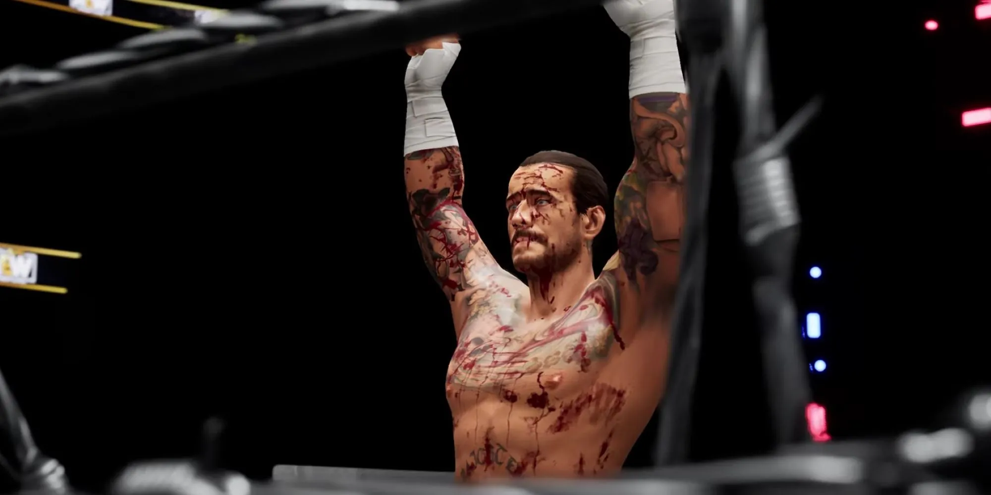Top Game Đấu Vật Hay Nhất Ngoài WWE: Những Lựa Chọn Đỉnh Cao Bạn Không Thể Bỏ Qua 1 CM Punk ăn mừng chiến thắng trong game AEW Fight Forever