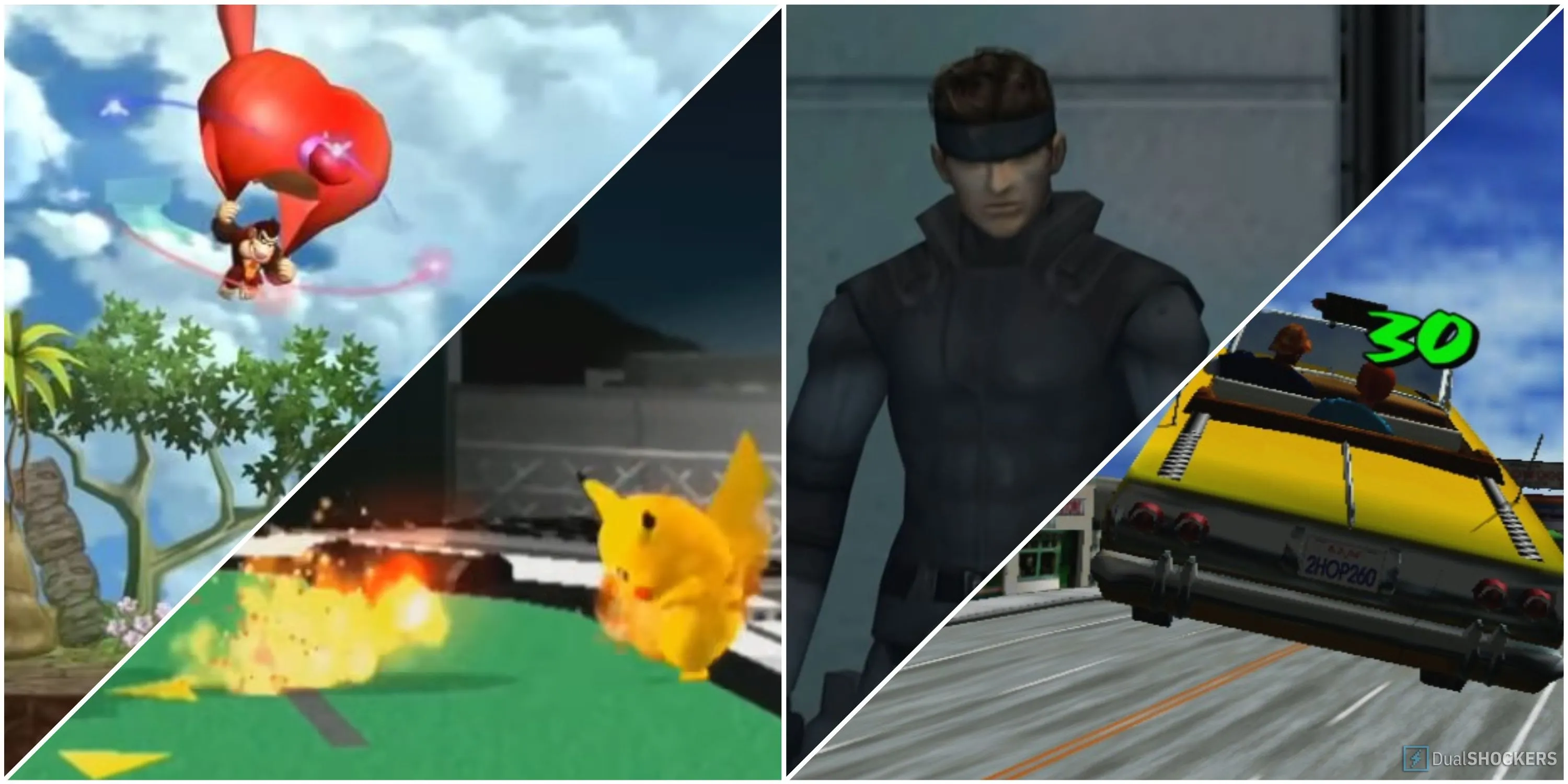 Collage các tựa game kinh điển của GameCube, gợi ý thư viện game tiềm năng trên Nintendo Switch 2