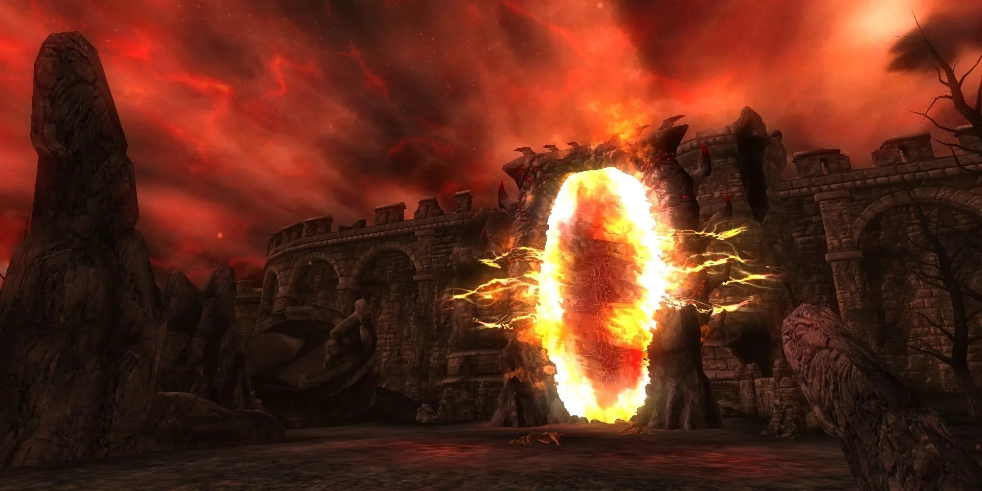 Cổng Oblivion đặc trưng trong thế giới The Elder Scrolls IV