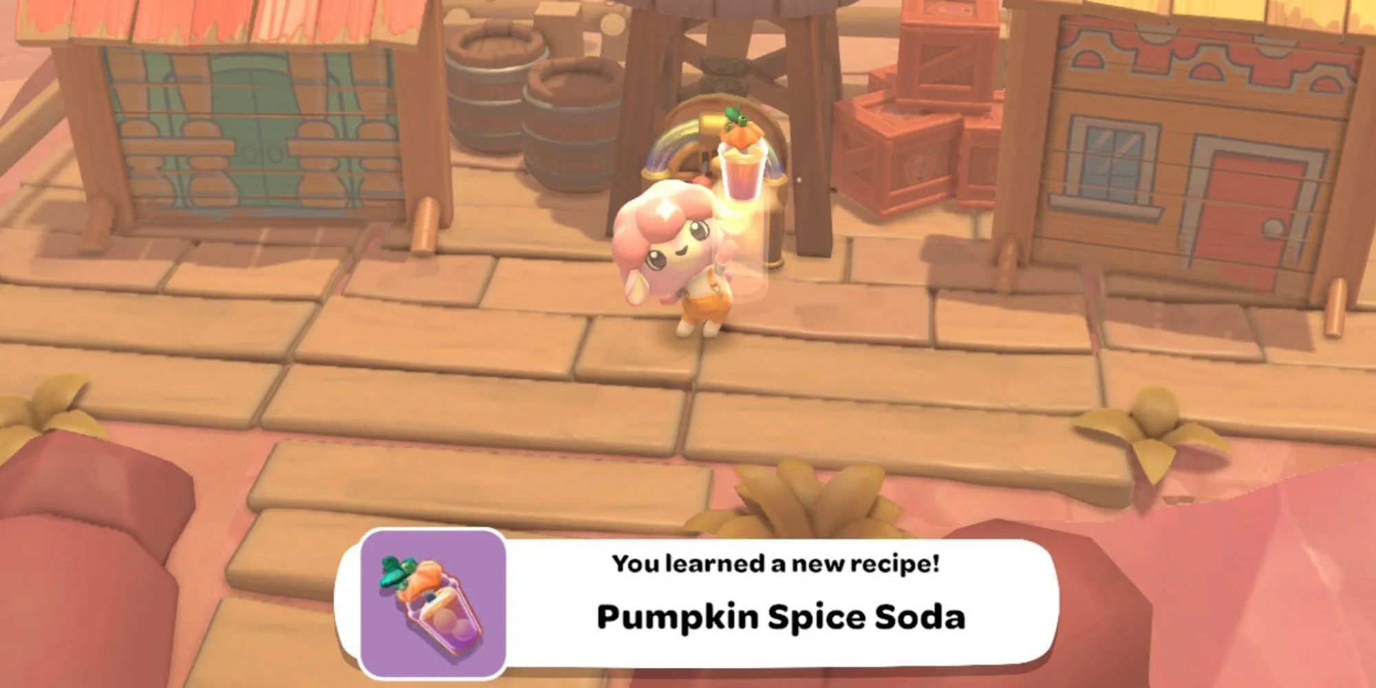 Công thức chế tạo Pumpkin Spice Soda yêu thích của Kuromi trong game