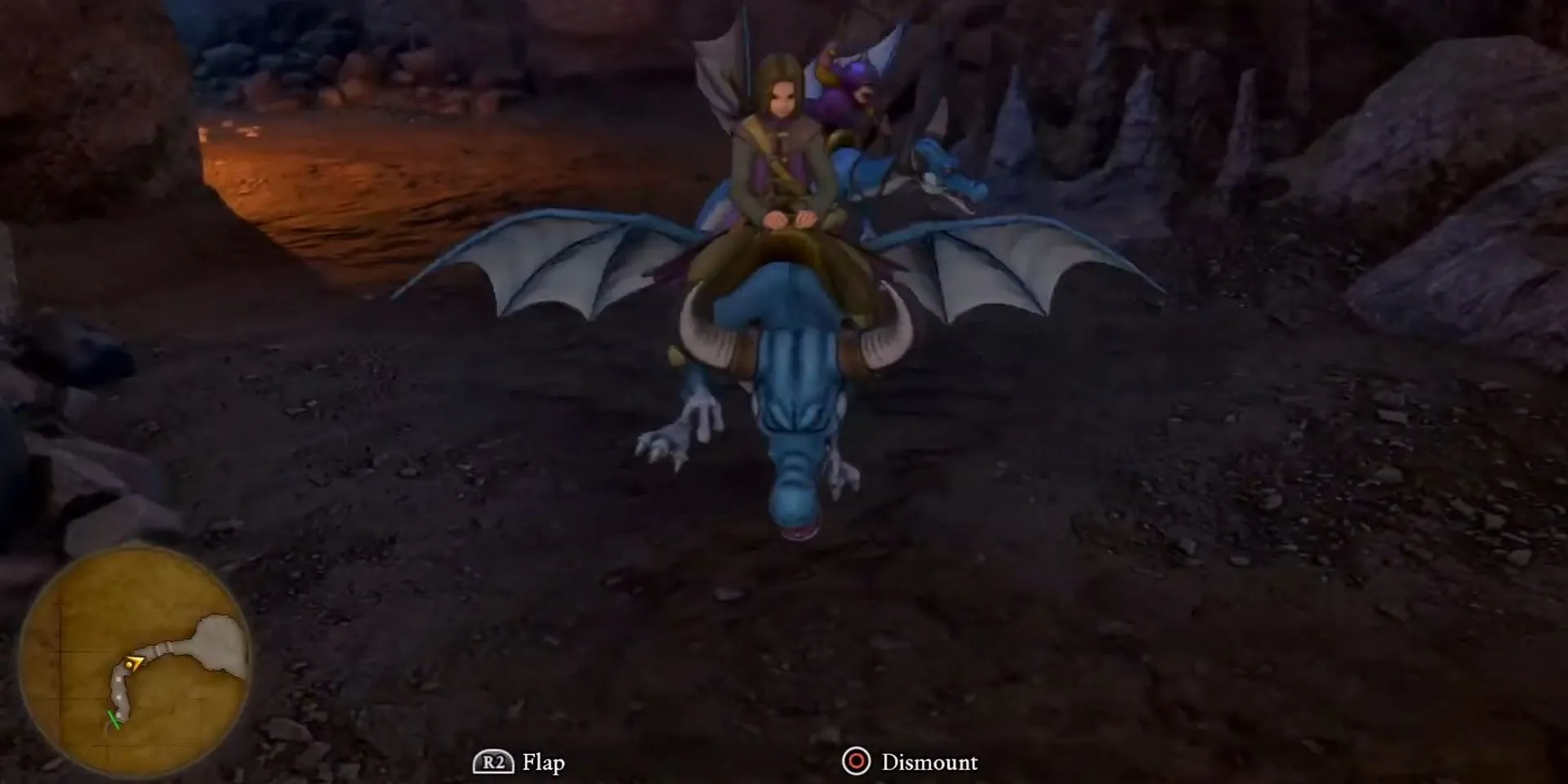 Cưỡi một con rồng trong Dragon Quest 11