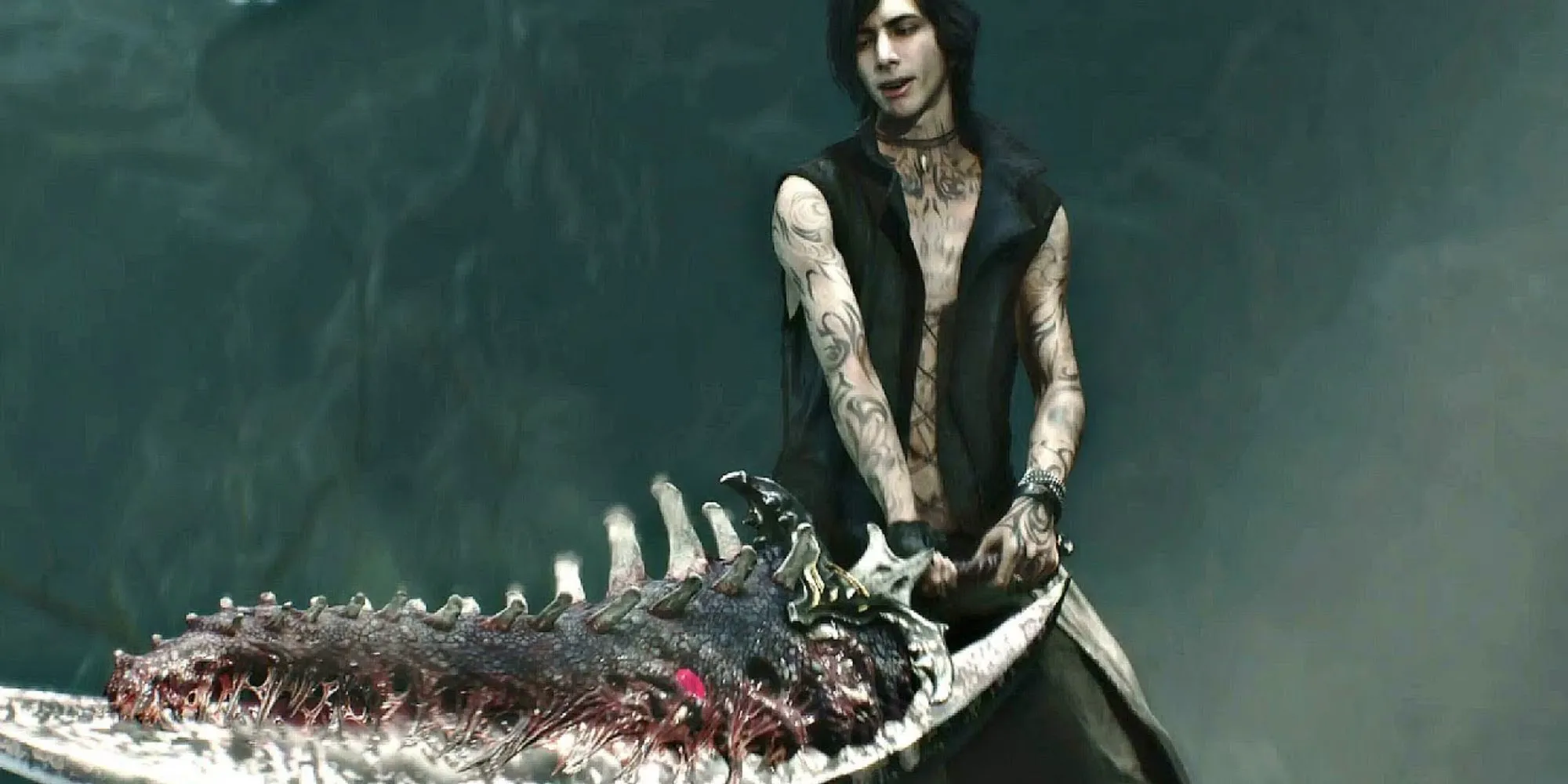 Devil Sword Sparda, thanh kiếm huyền thoại của Dark Knight Sparda, được Dante sử dụng trong Devil May Cry 5