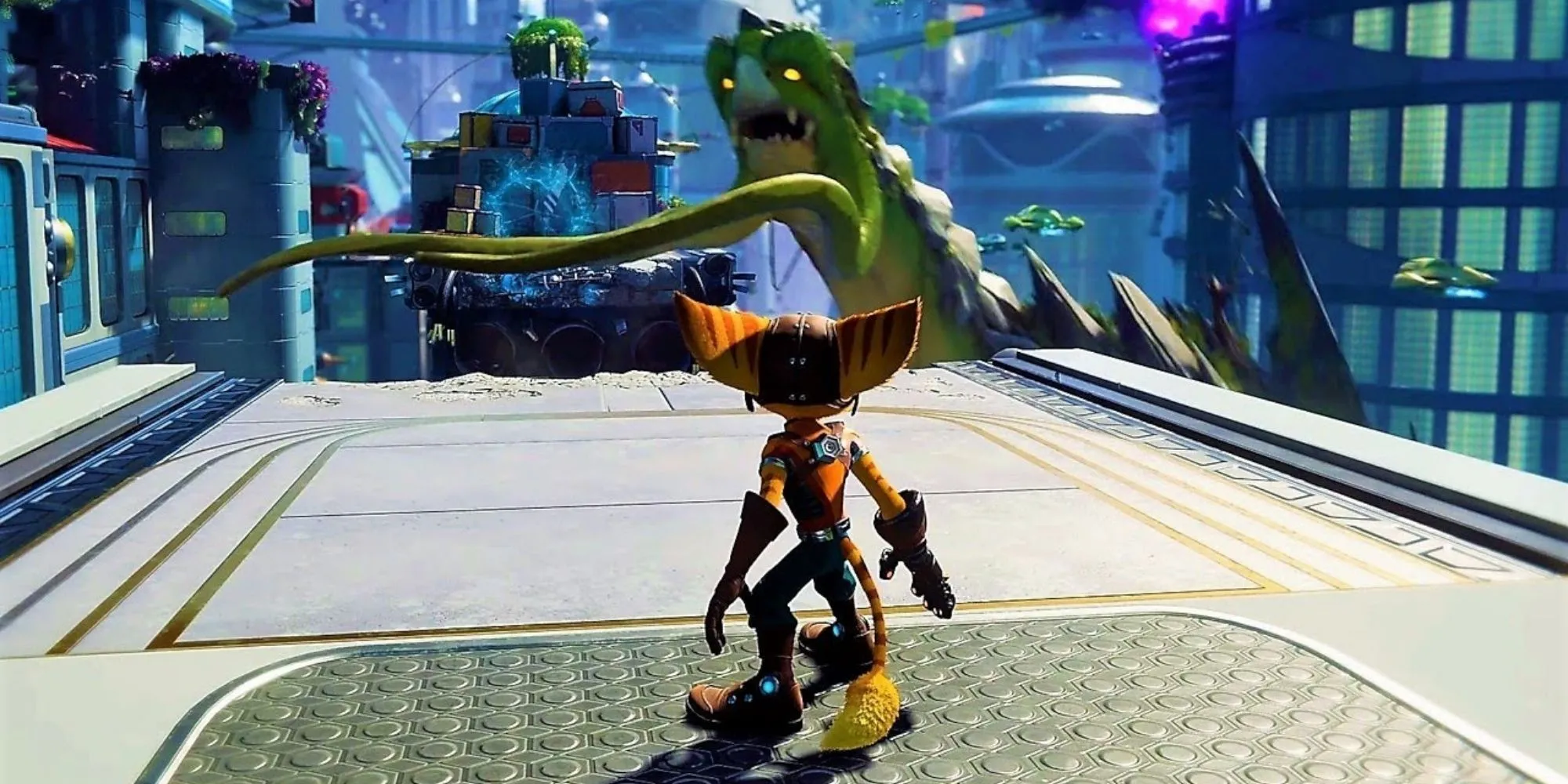 Đồ họa đẹp mắt trong Ratchet &amp; Clank: Rift Apart