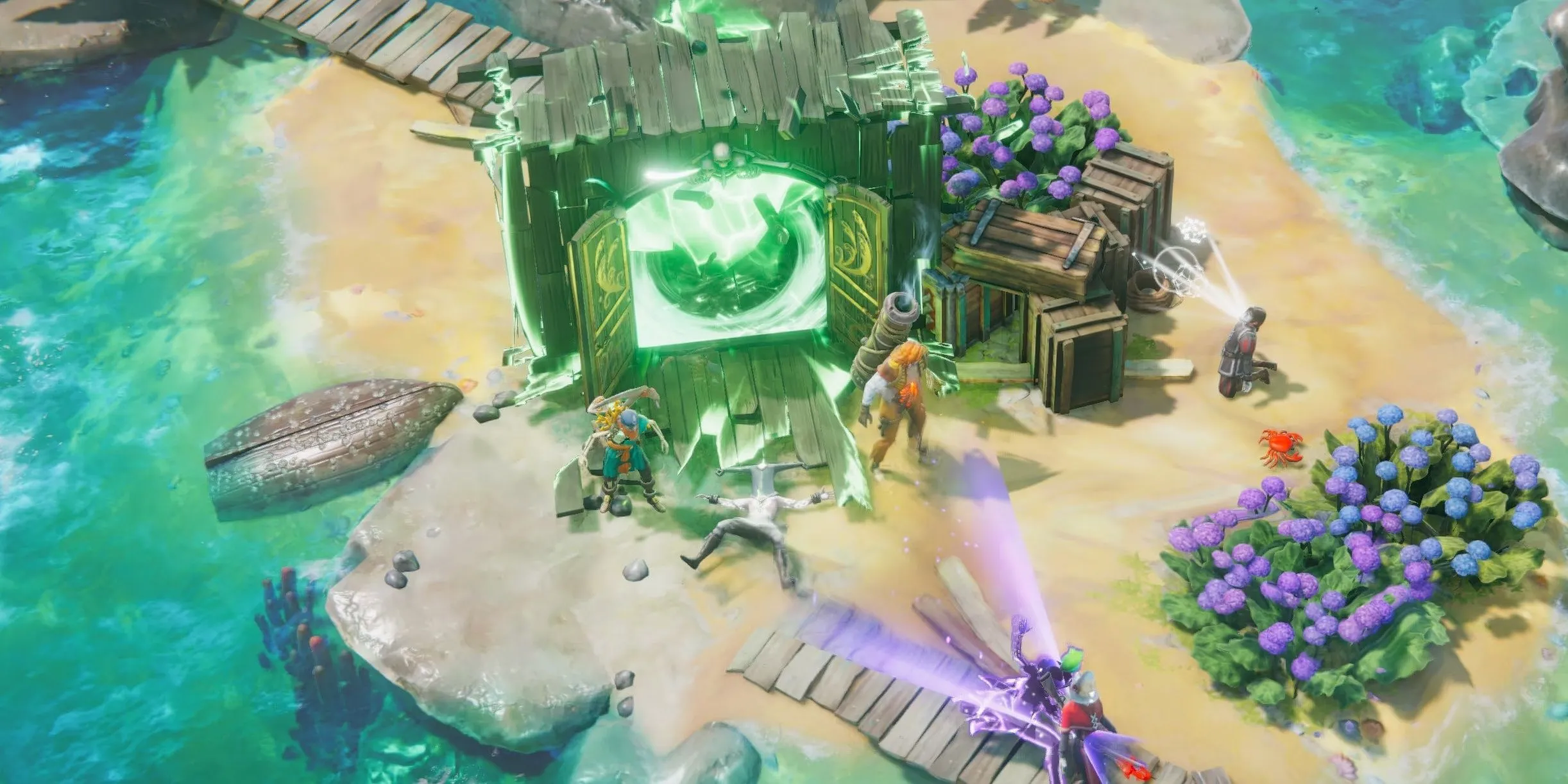 Đội cướp biển ma quái trong game chiến thuật Shadow Gambit The Cursed Crew