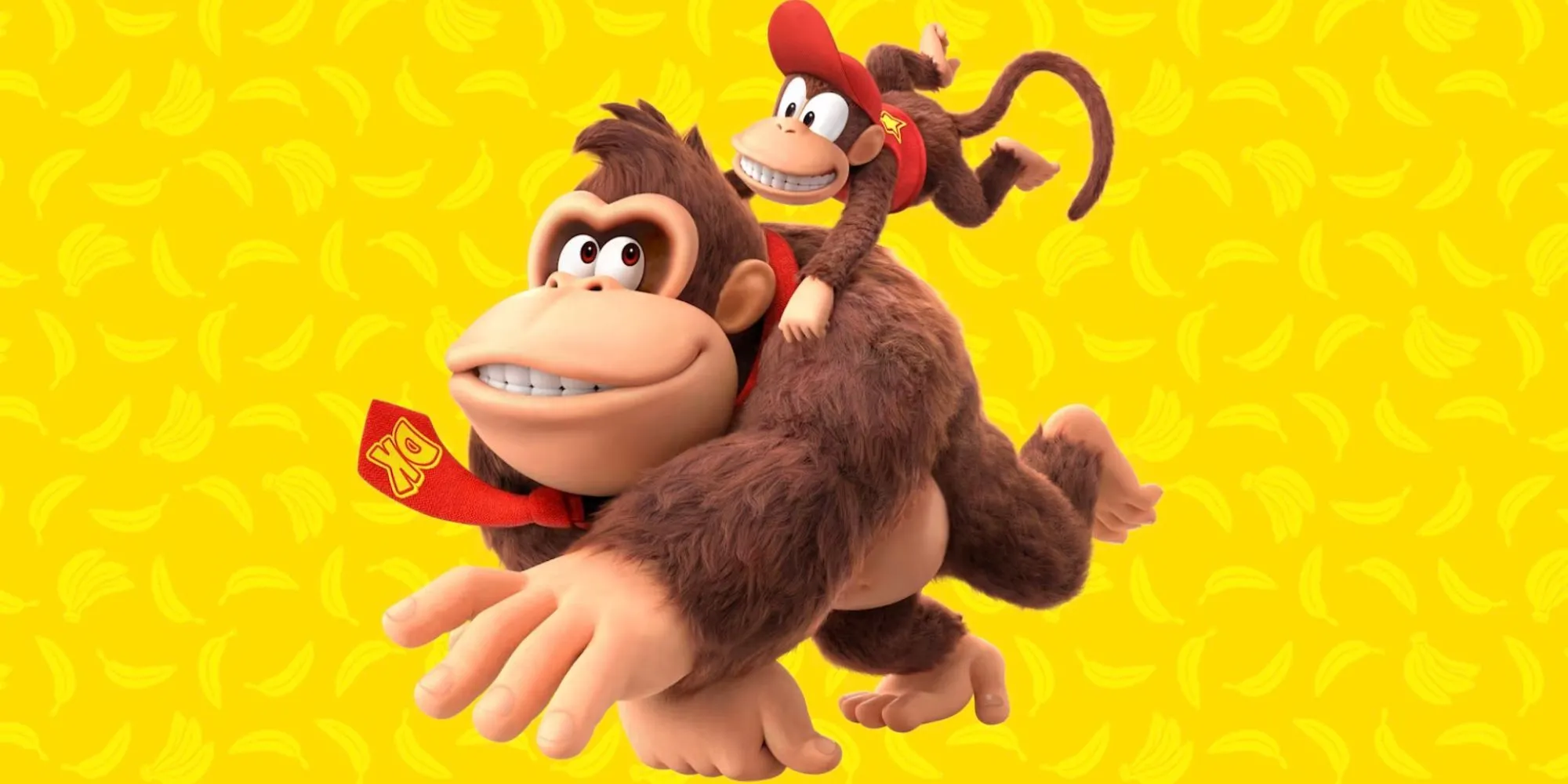Thiết Kế Mới Của Donkey Kong: Shigeru Miyamoto Giải Thích 'Cặp Mắt' Gây Tranh Cãi 1 Donkey Kong và Diddy Kong với thiết kế mới, thể hiện phong cách hoạt hình