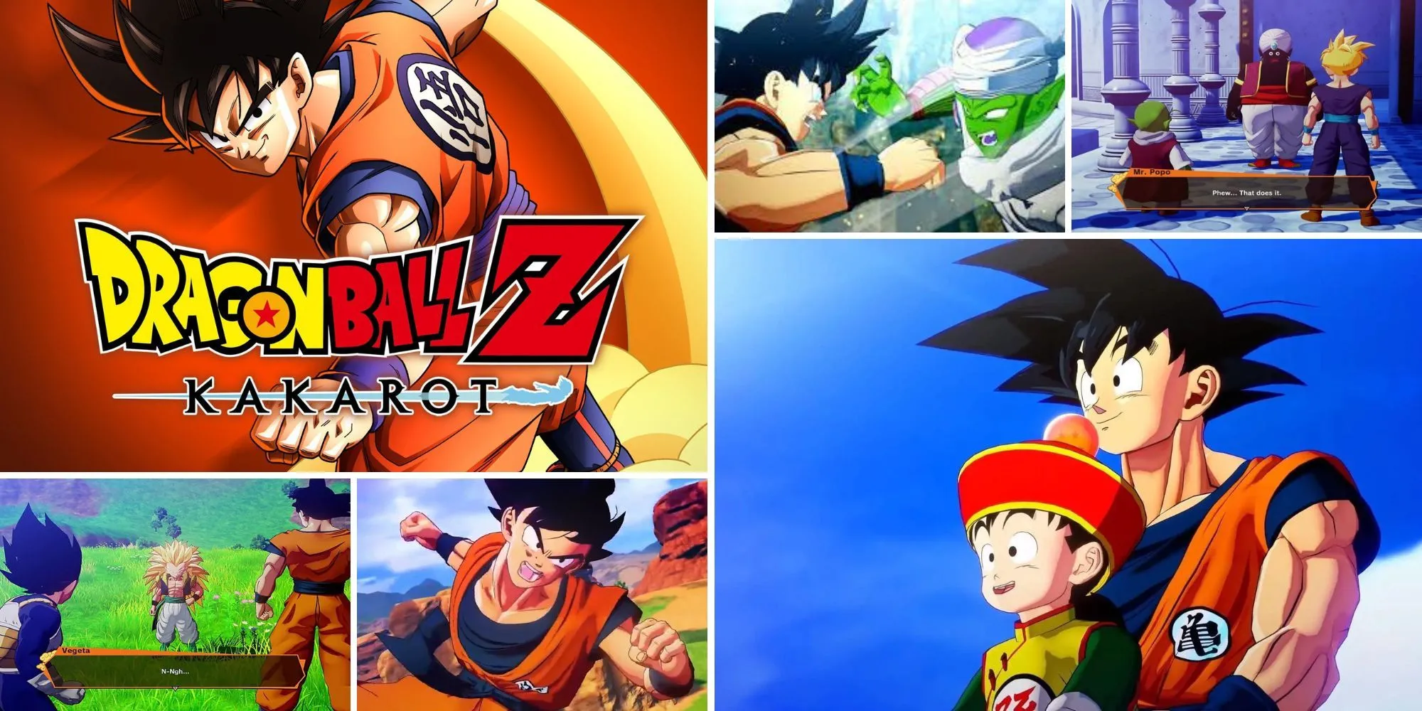 Dragon Ball Z Kakarot với Goku và các nhân vật trong các nhiệm vụ phụ đặc sắc