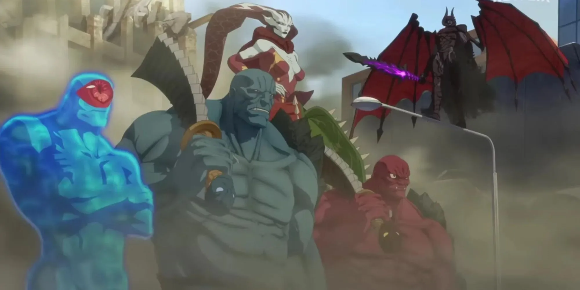 Echidna với hình dạng quỷ cây trong Devil May Cry Netflix