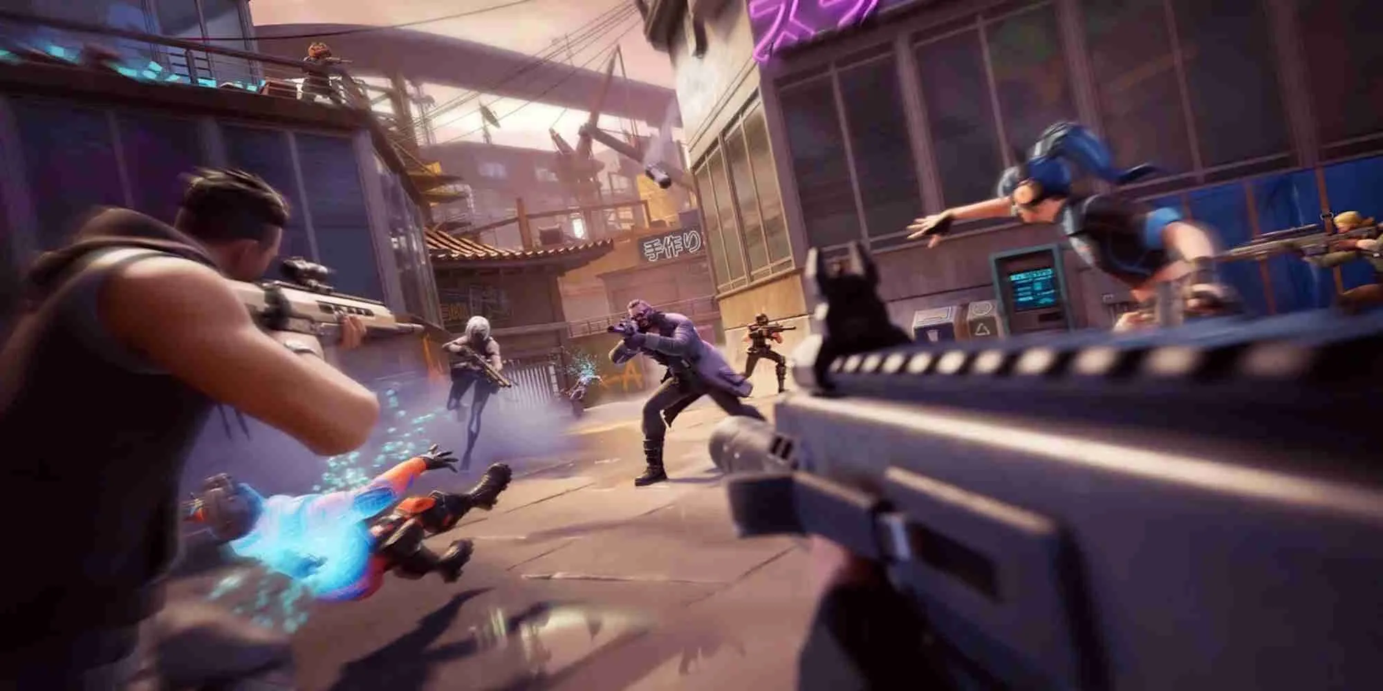 Gameplay chế độ Fortnite Ballistic