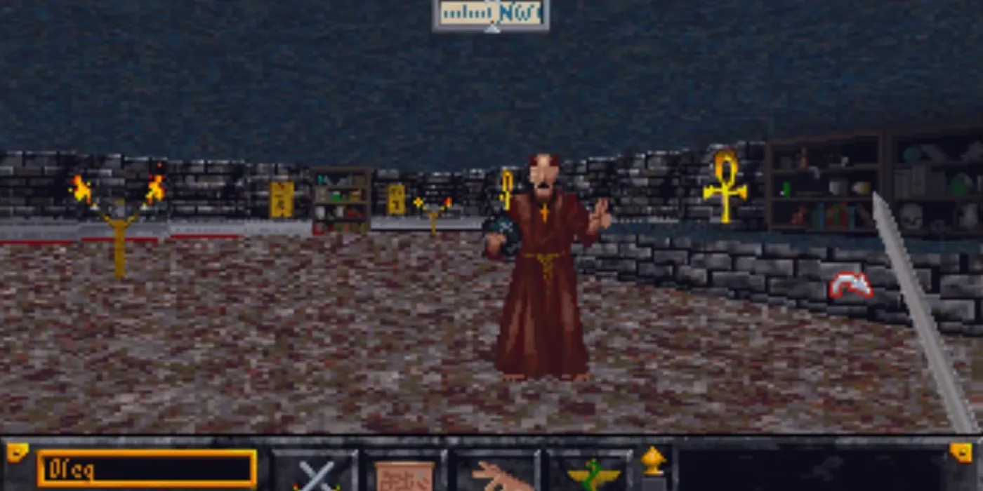 Gameplay của The Elder Scrolls Arena cổ điển
