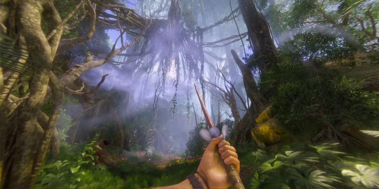 Gameplay Green Hell mô tả môi trường rừng rậm Amazon khắc nghiệt