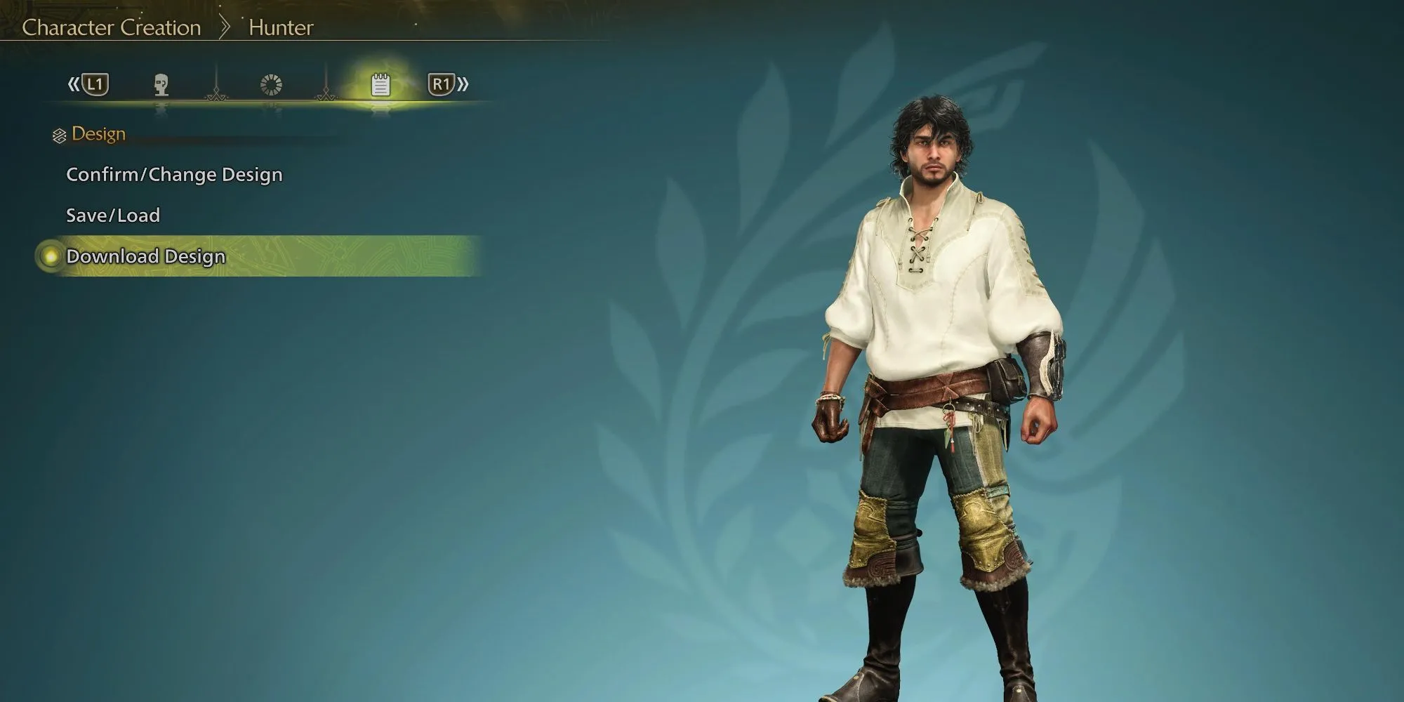 Giao diện nhập mã tạo nhân vật Monster Hunter Wilds để tải thiết kế