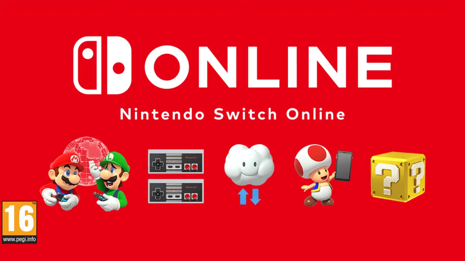 Giao diện Nintendo Switch Online với các tựa game retro từ nhiều hệ máy khác nhau