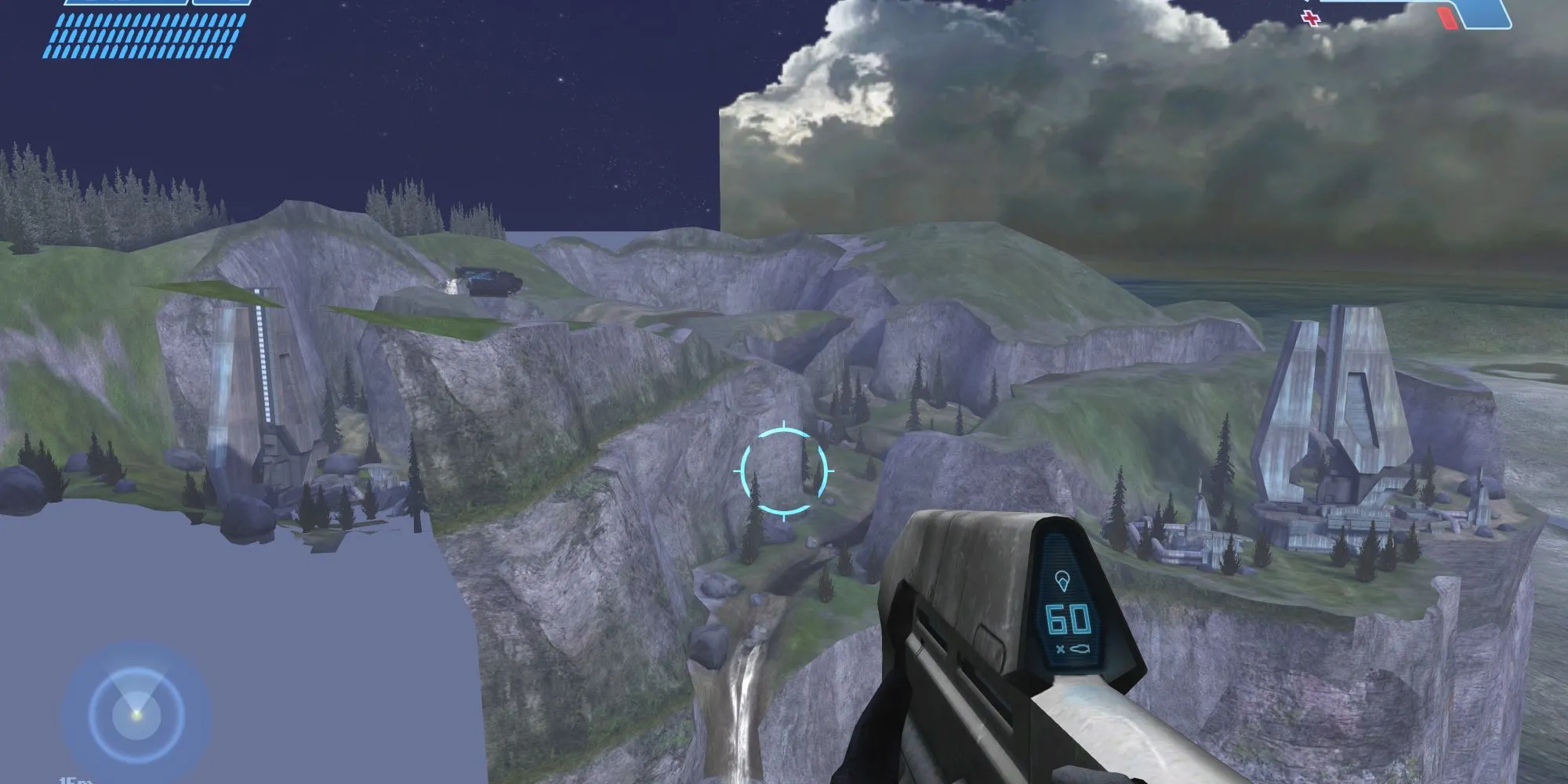 Halo Master Chief Collection nhìn xuyên bản đồ khi bay với Acrophobia