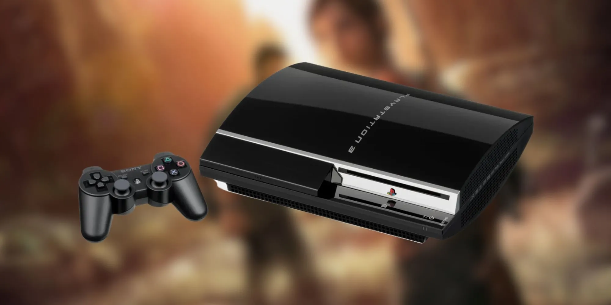 Hệ máy PlayStation 3 đời đầu với thiết kế bóng bẩy đặc trưng