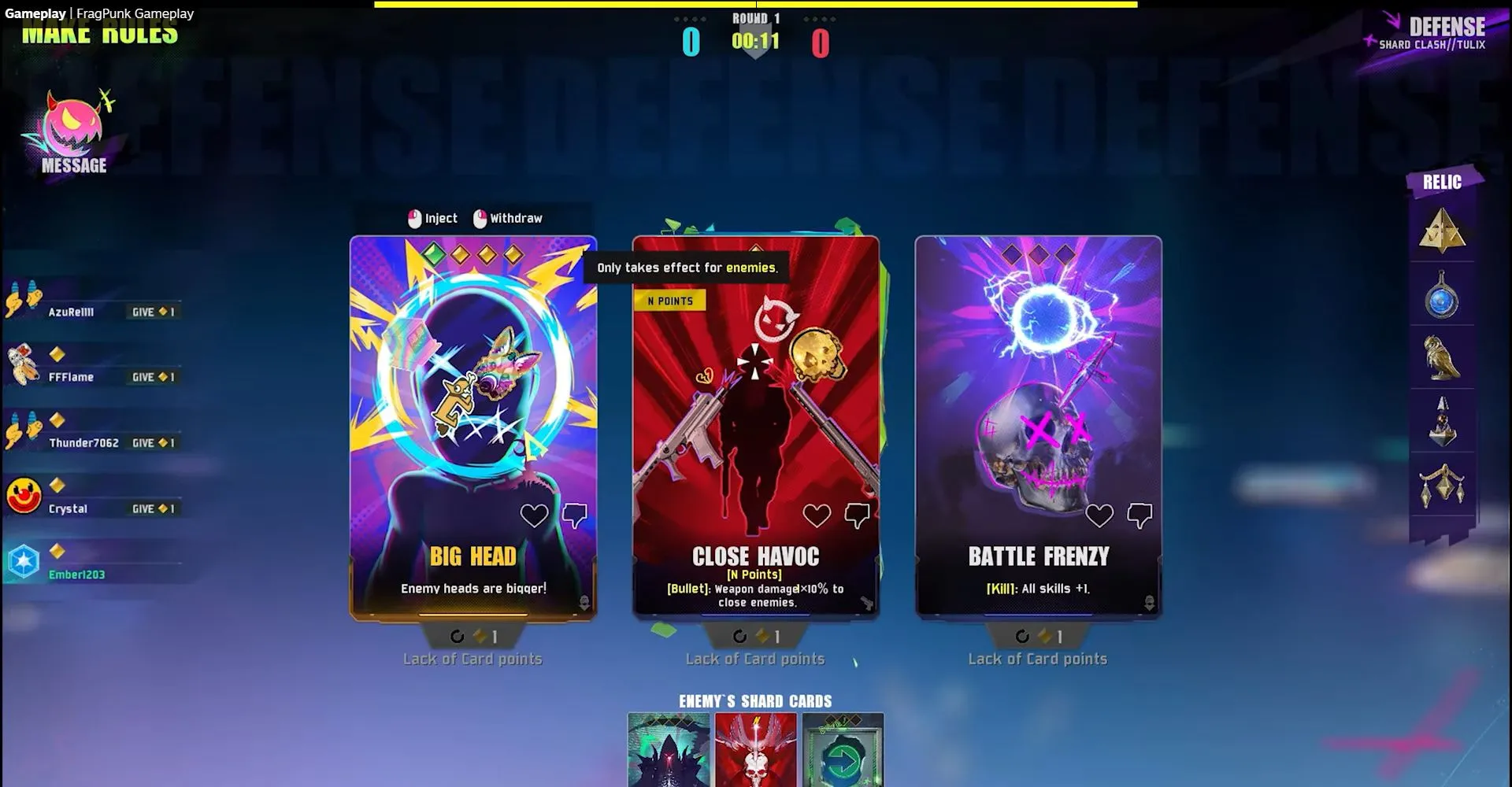 Hệ thống thẻ bài Shard Cards độc đáo của FragPunk