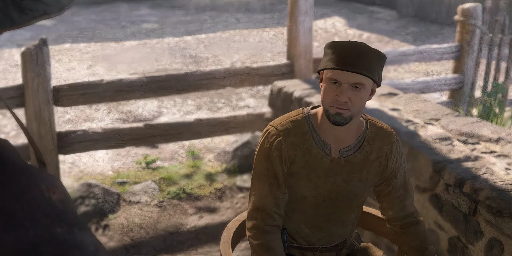 Henry nói chuyện với Kvyertsolav để bắt đầu nhiệm vụ Post Scriptum trong Kingdom Come Deliverance 2