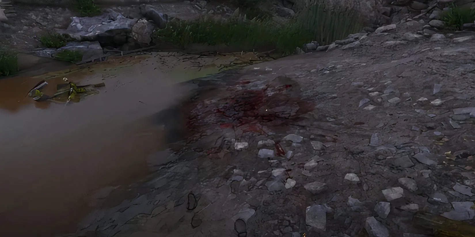 Hiện trường nơi Alice bị sát hại trong Kingdom Come Deliverance 2