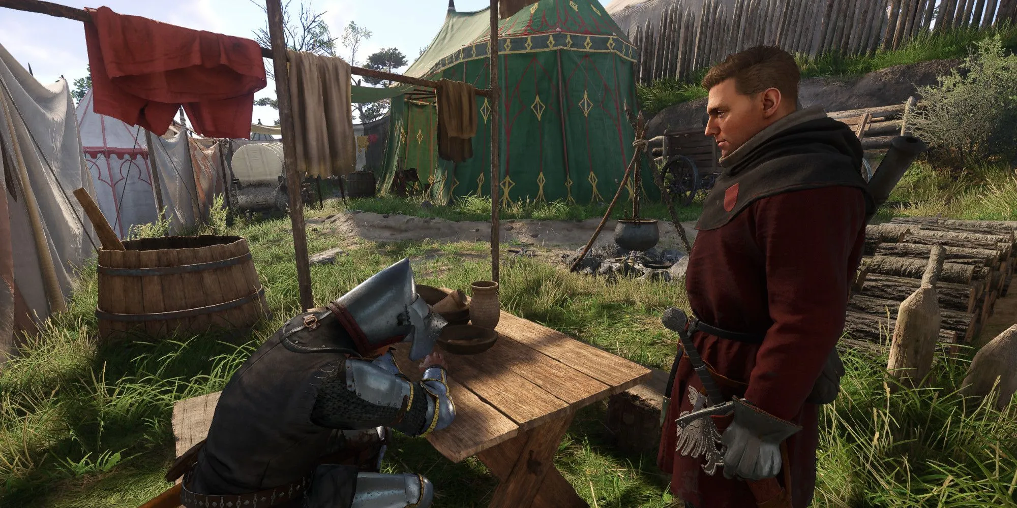 Hiệp sĩ Zavish of Garbow trong nhiệm vụ Lost Honor của Kingdom Come Deliverance 2