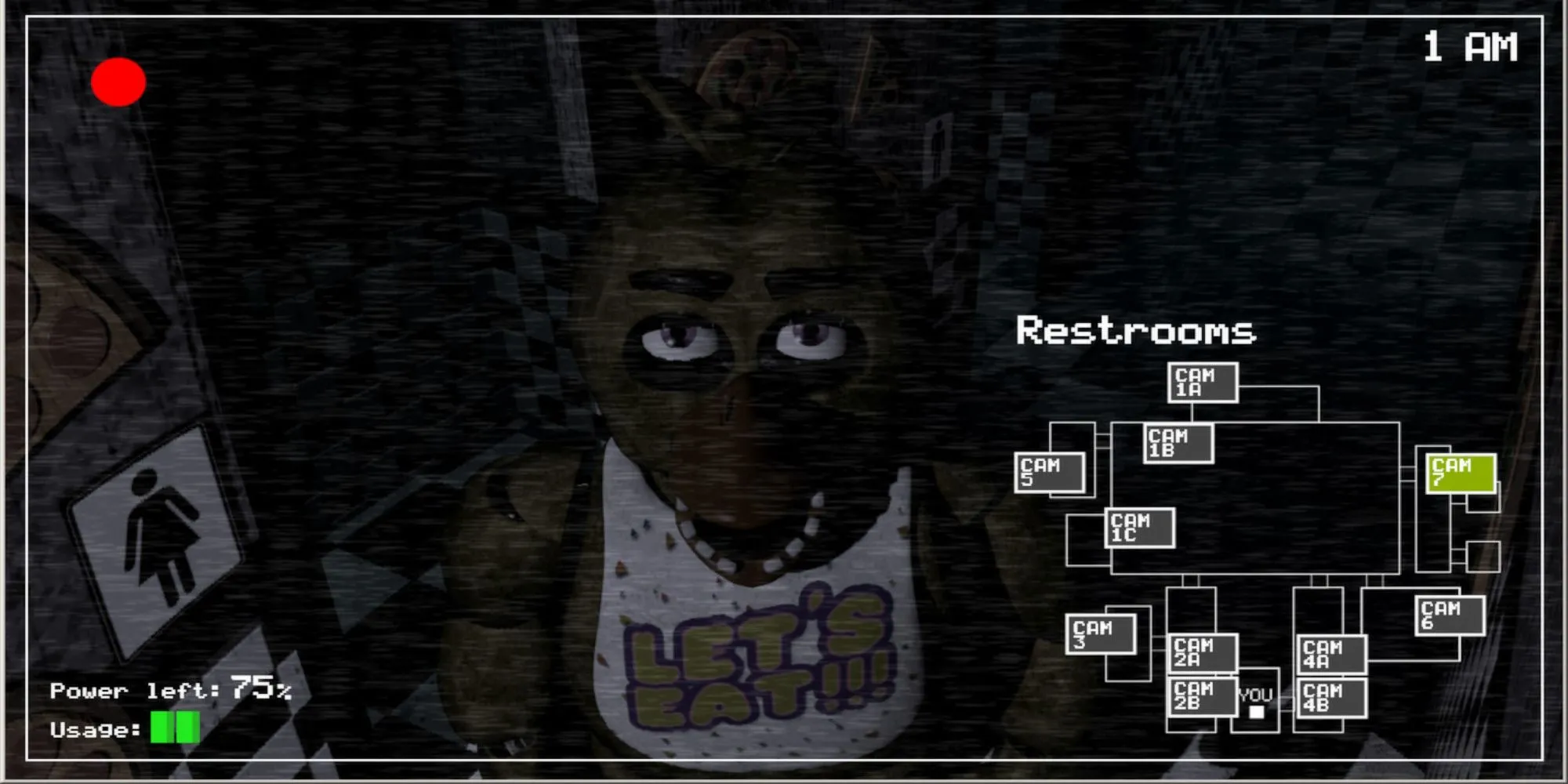 Hình ảnh chú gấu Freddy Fazbear từ Five Nights at Freddy's