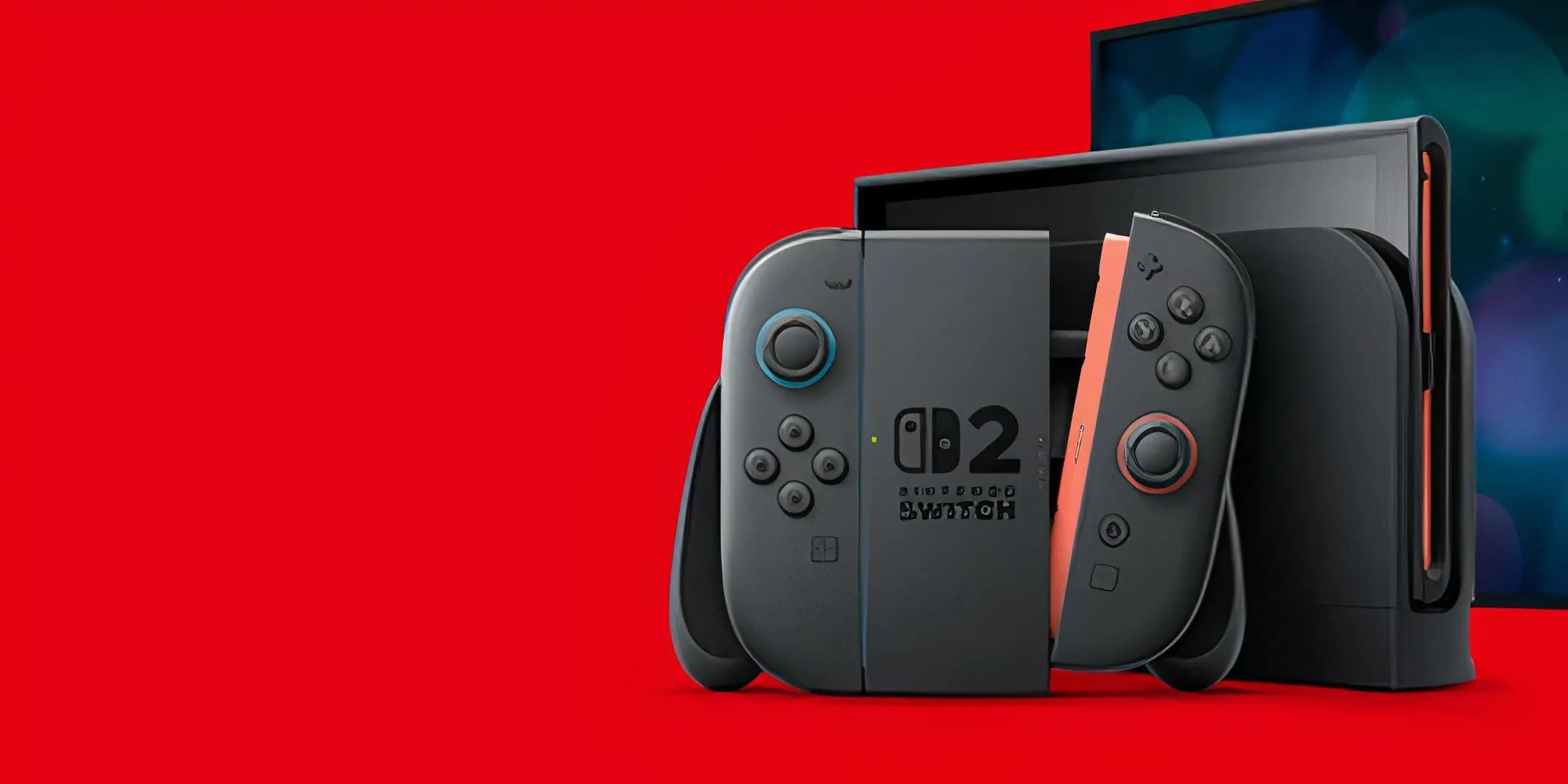 Hình ảnh concept máy chơi game Nintendo Switch 2 màu đỏ